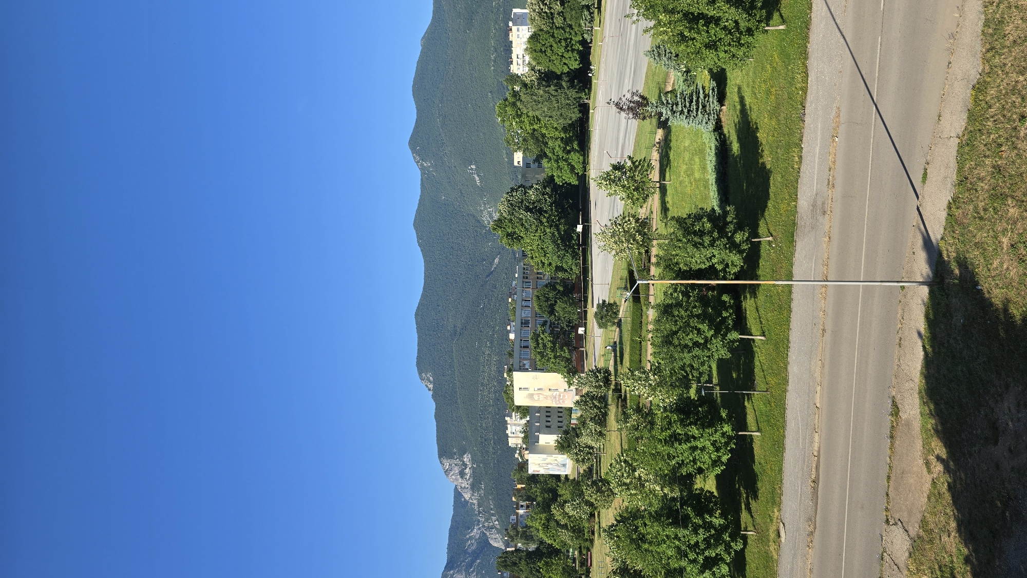 Morning in Vratsa: city streets, green spaces, and coffee