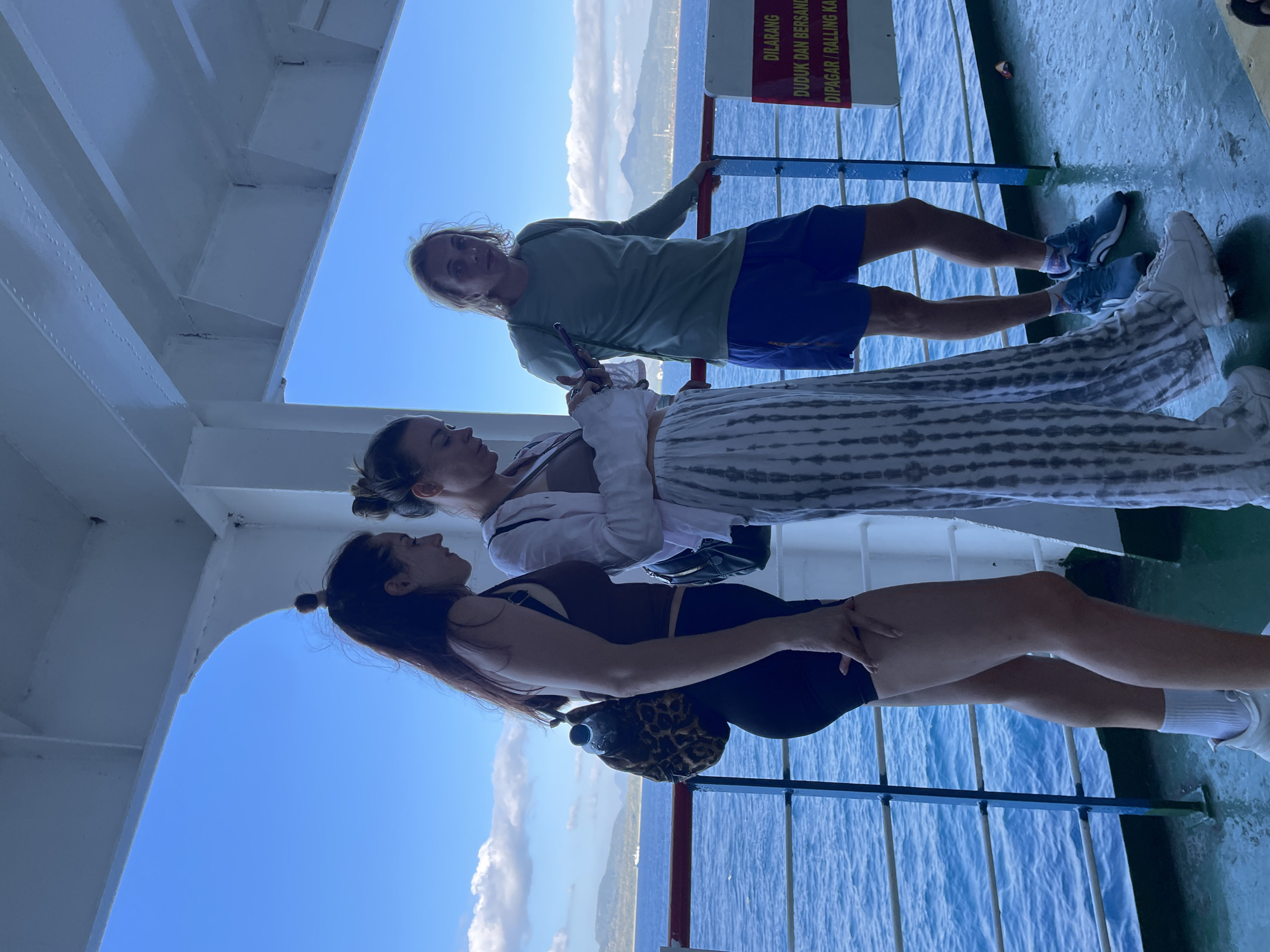 Ferry crossing from Ketapang on a clear June morning