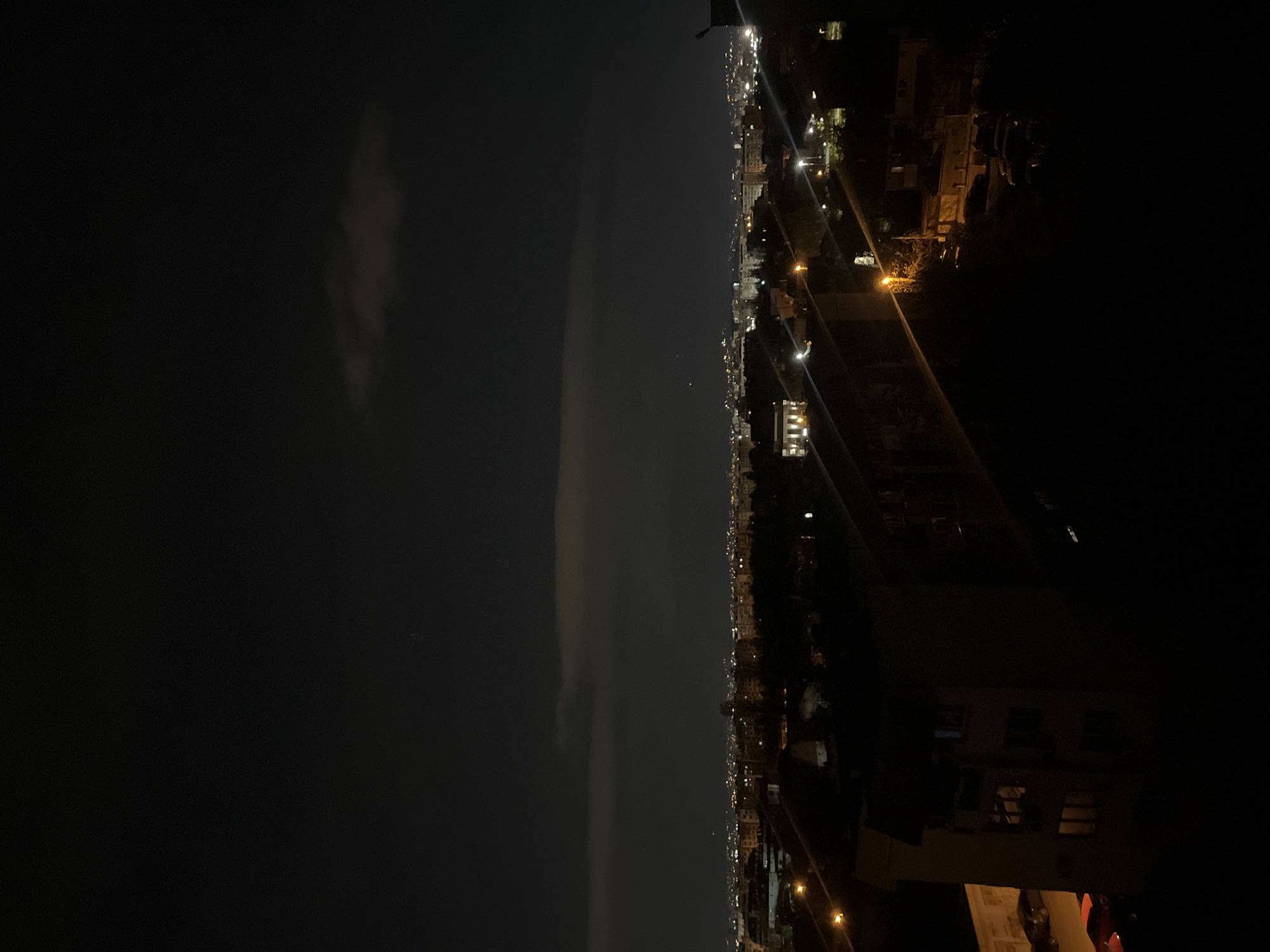 Nighttime documentation of Sofia cityscape and street scenes