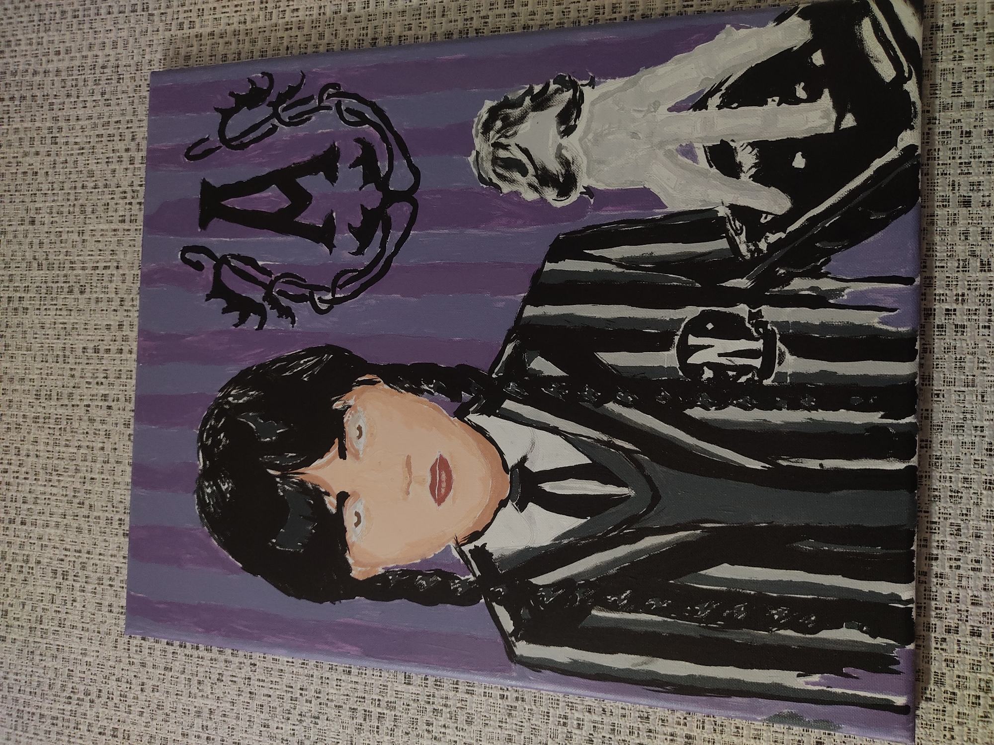 Fan art canvas paintings spotted in central Ukraine