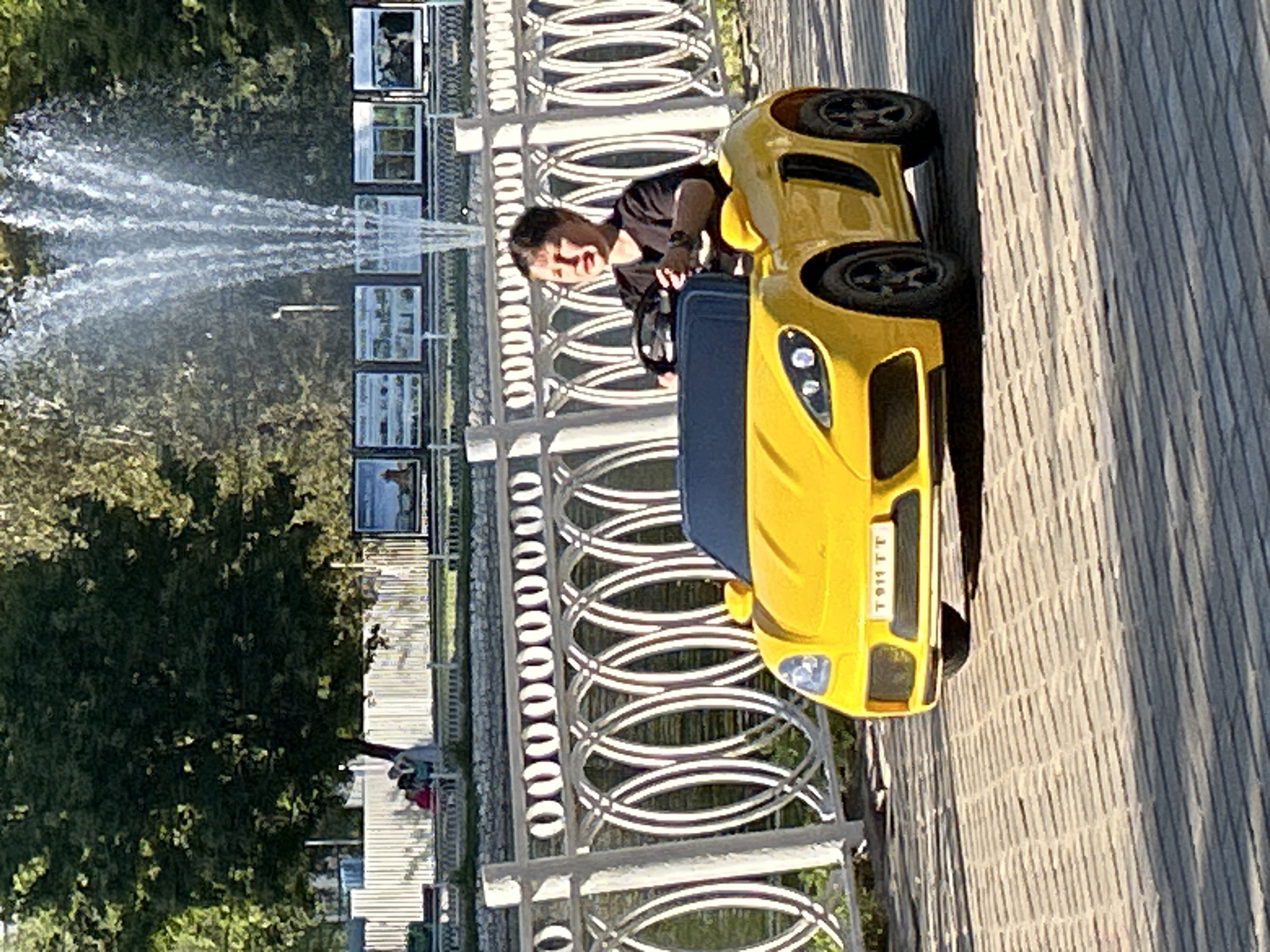 Lazy summer afternoon in a Moscow park