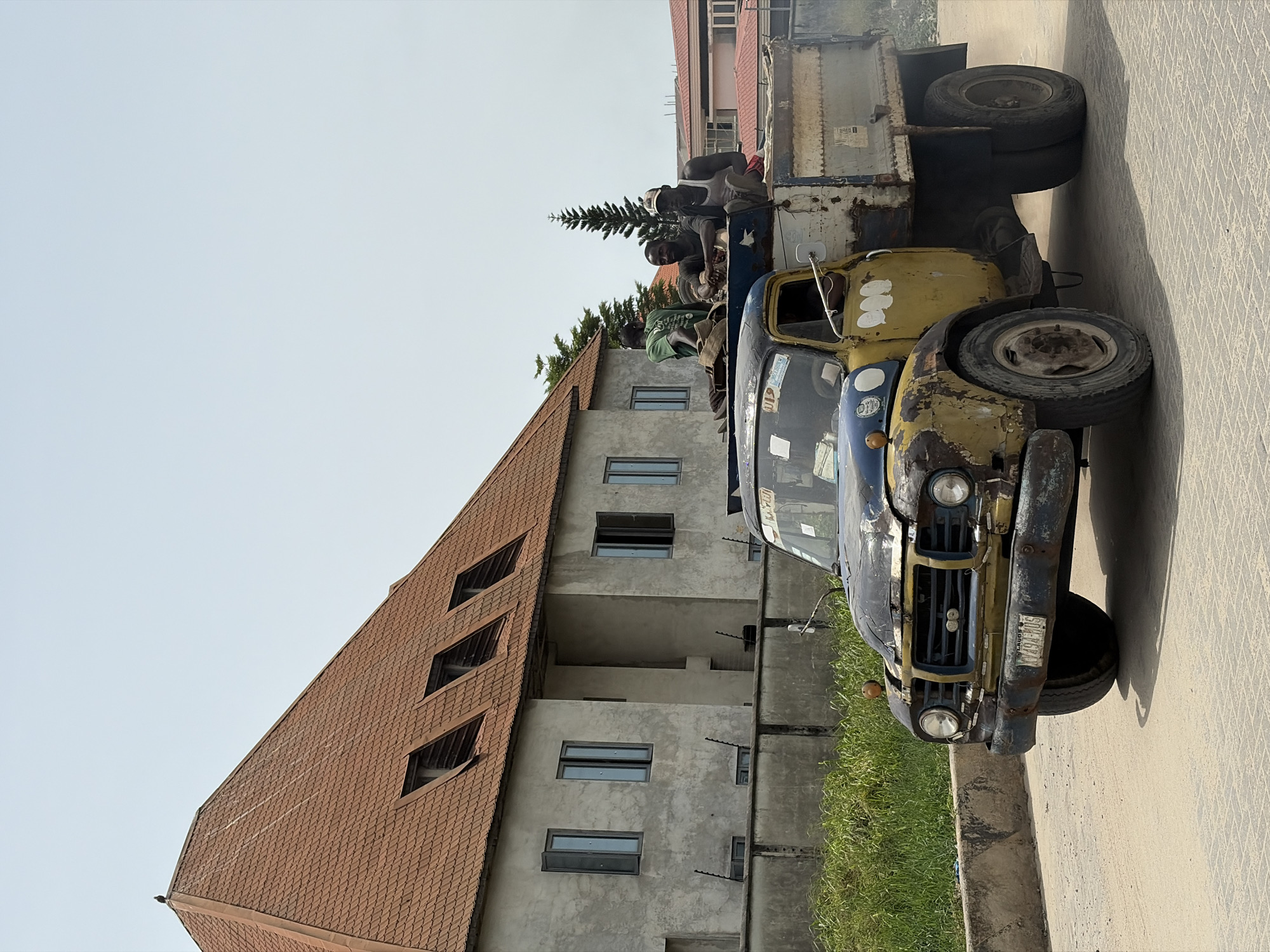 Street activity observed in Igboefon Nigeria Tuesday morning