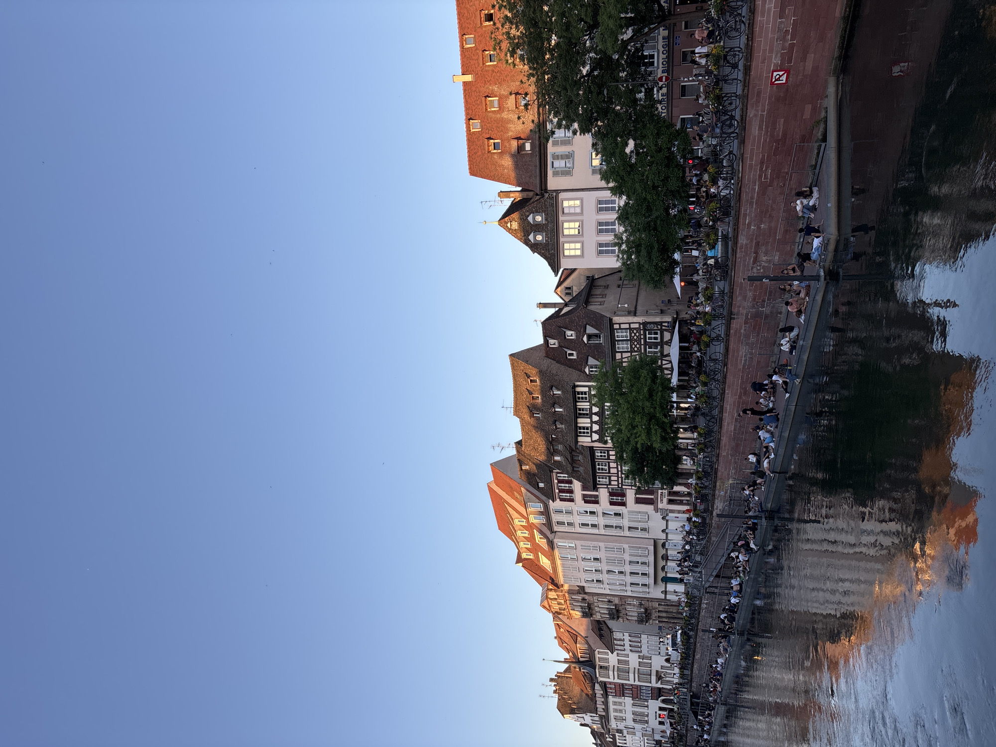 Strasbourg evening: riverfront views and pretzel souvenir