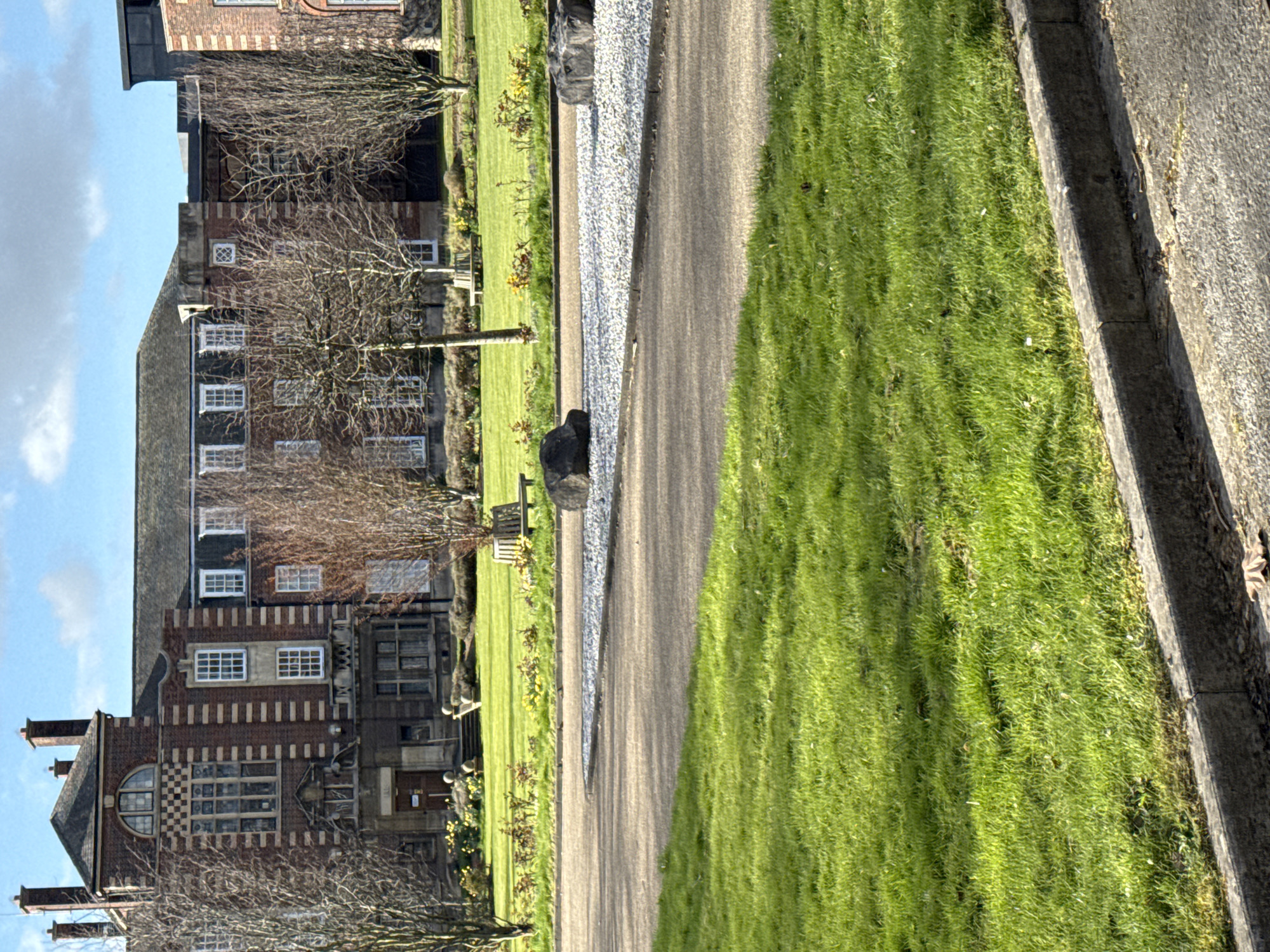 Sunny day activities captured at University of Hull campus