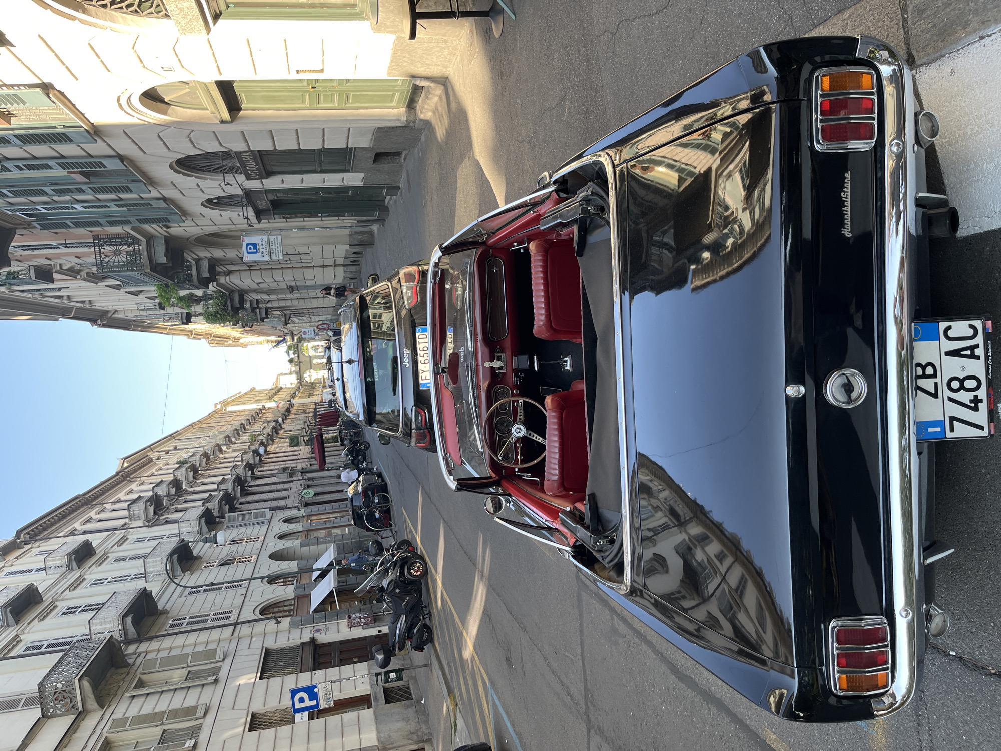 Afternoon in Turin's historic cobblestone streets