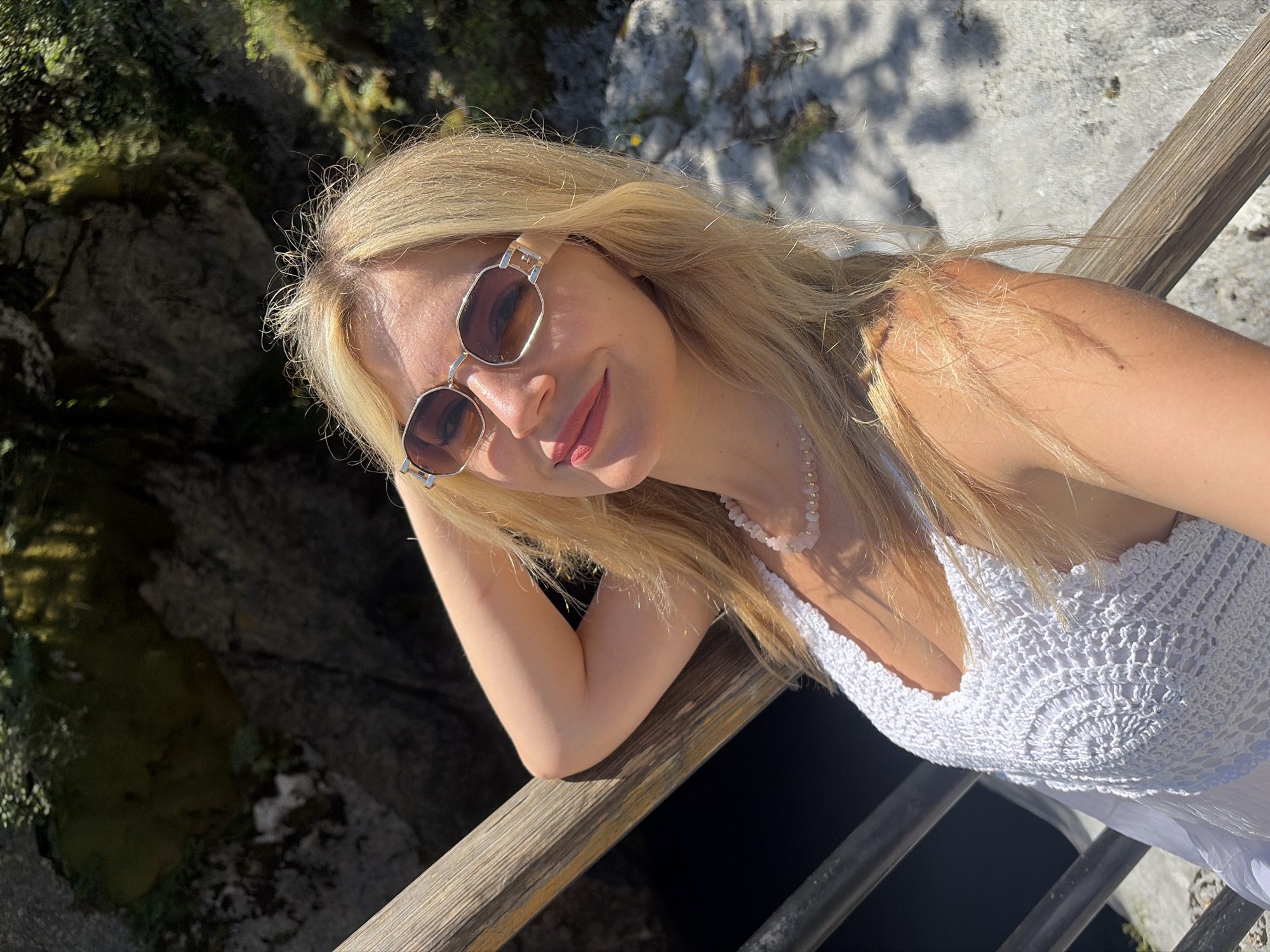 Summer morning at Vusanje's gorge, waterfalls, and river valley