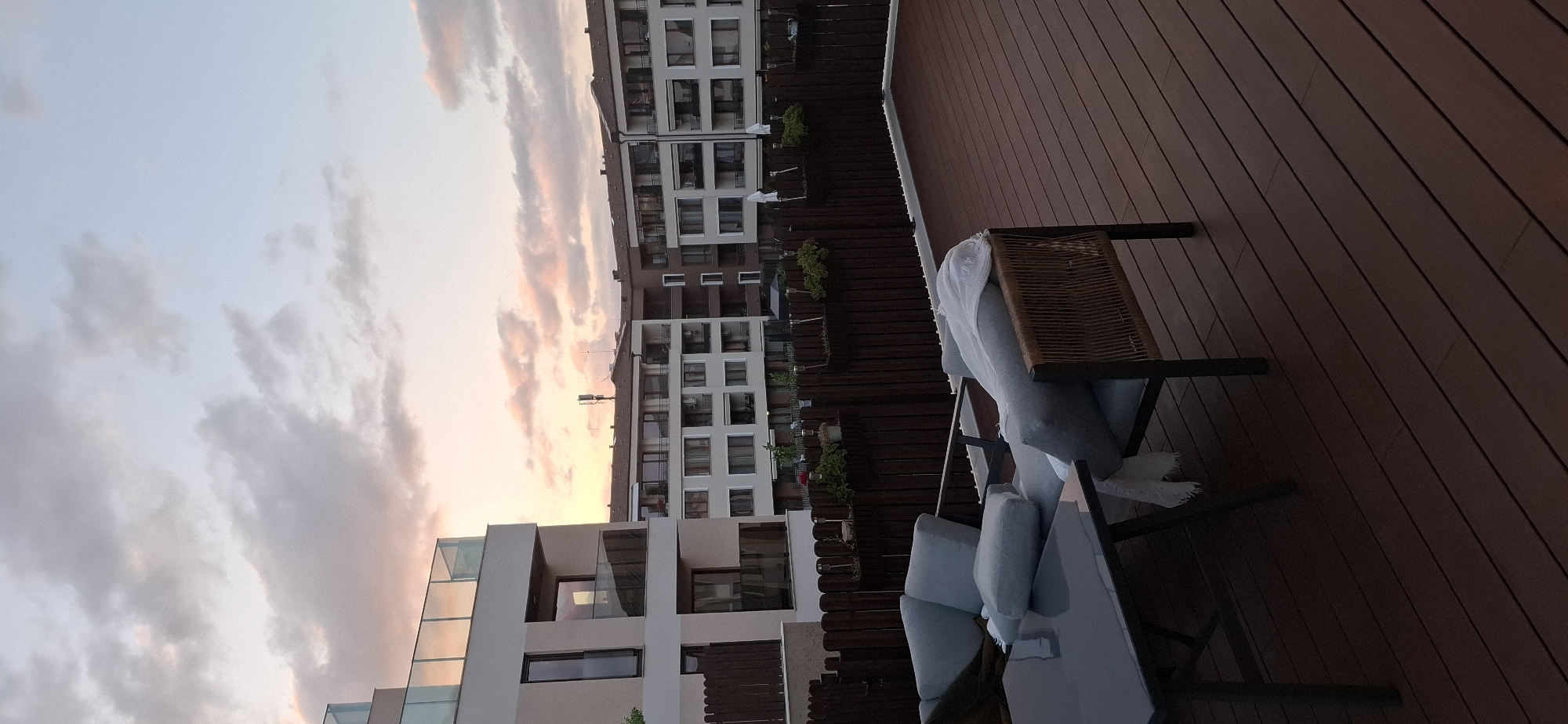 Sofia at dusk: rooftop views, Vitosha backdrop, construction underway