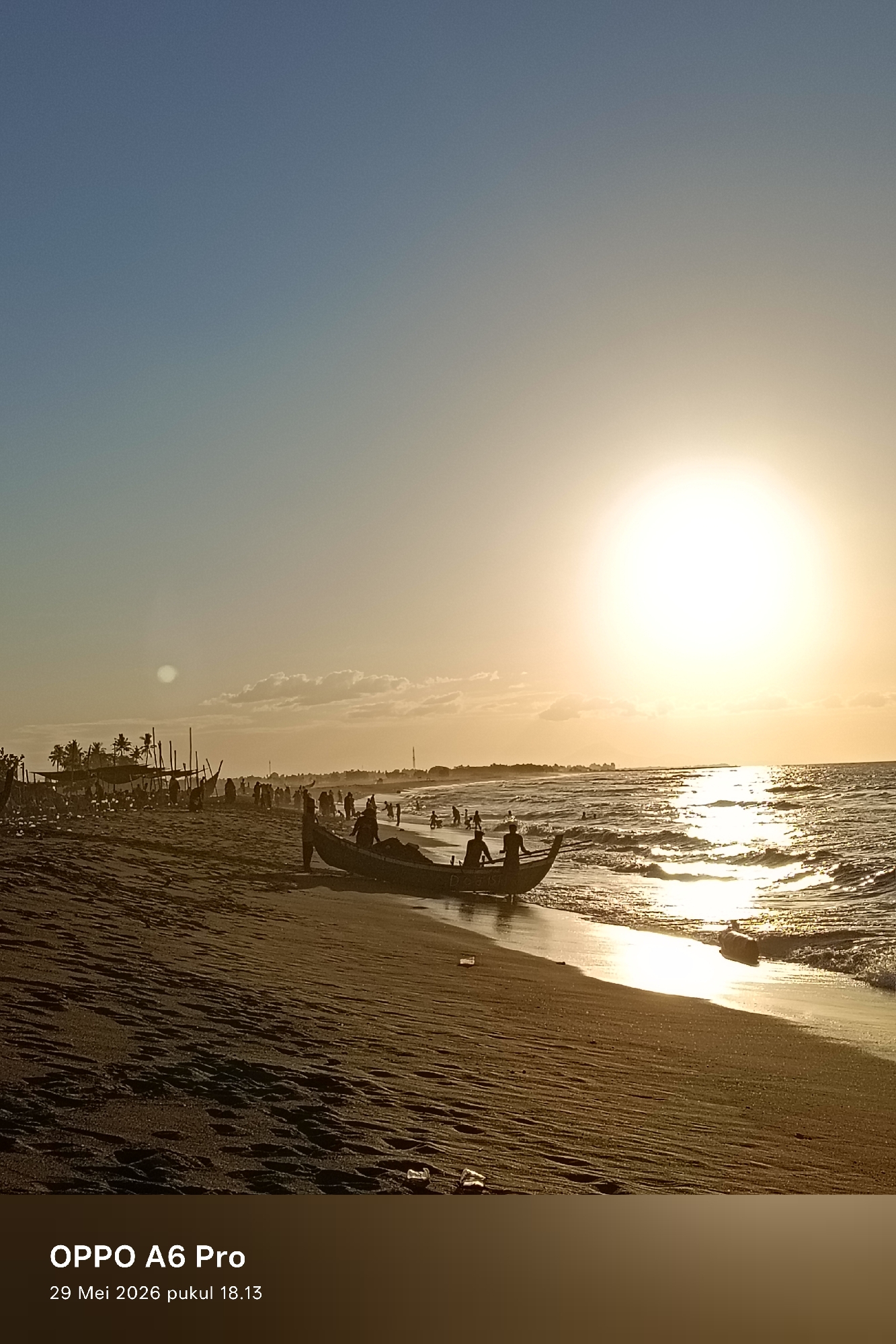 Beach day captured in Rheumbaroh Indonesia during clear weather