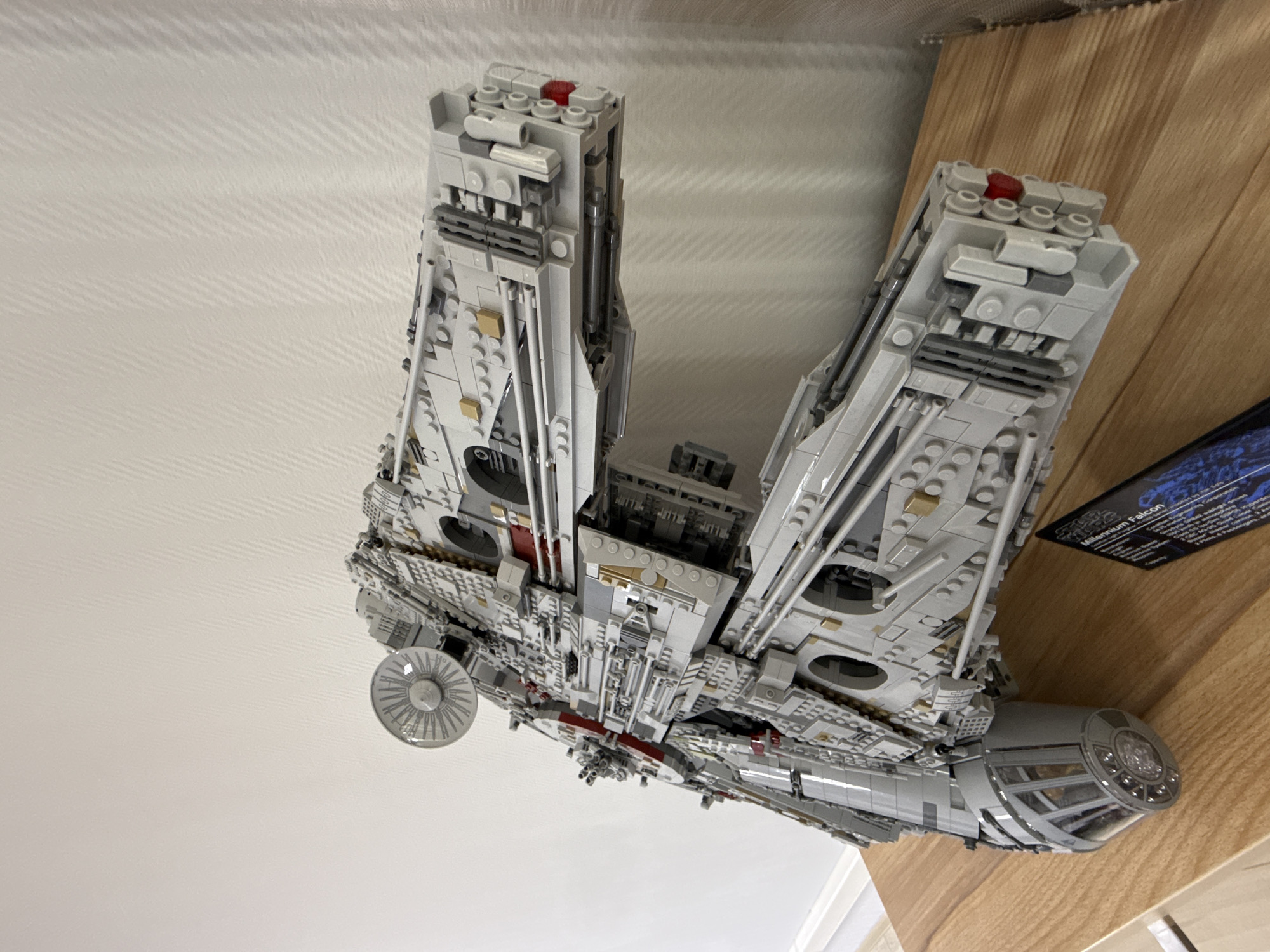 LEGO enthusiast documents Millennium Falcon and ship models in Krasnoyarsk