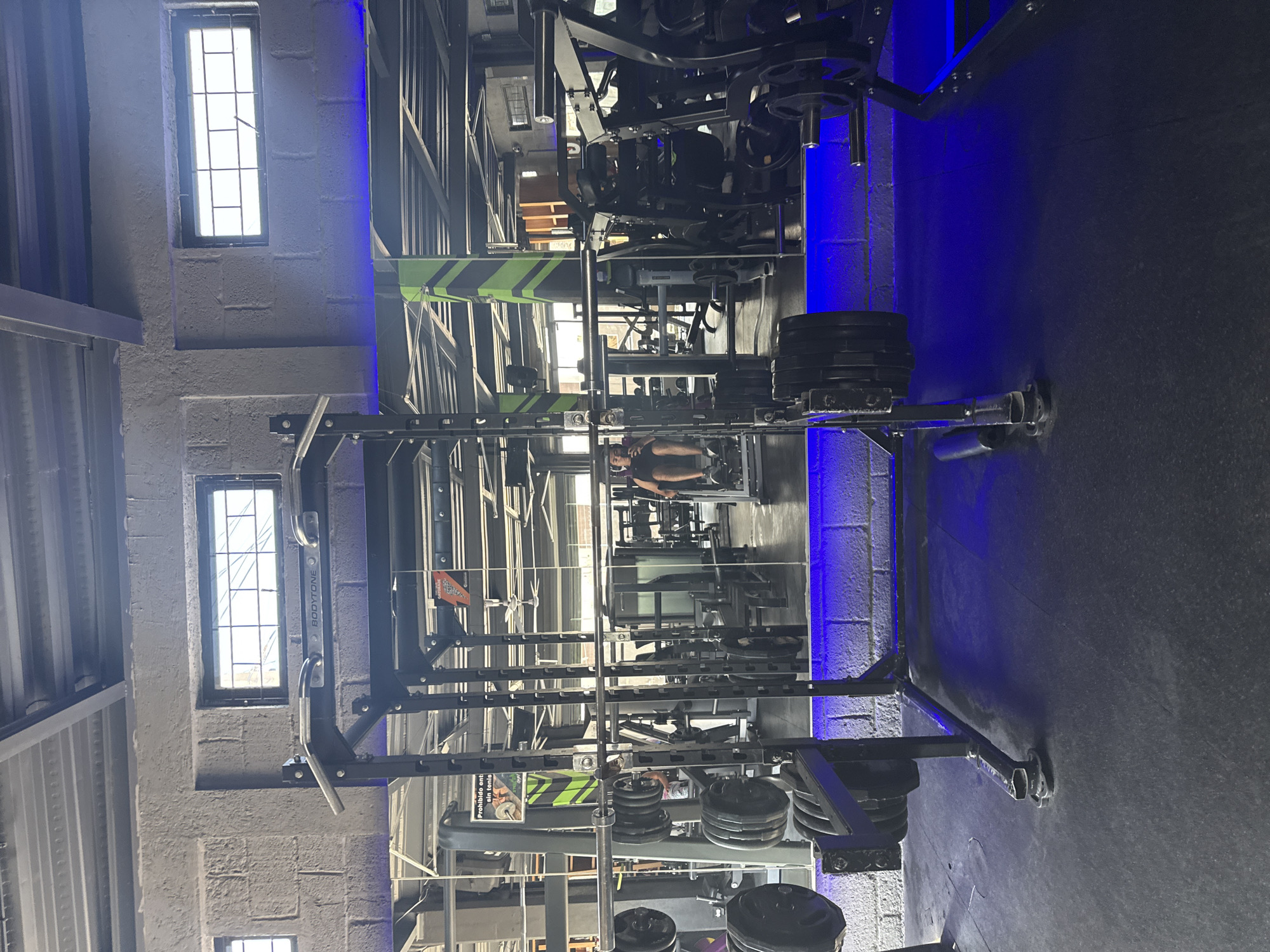 Gym interior documented in Puebla, Mexico
