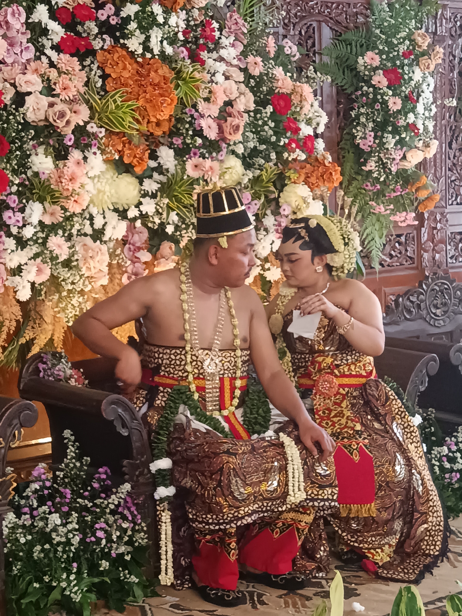 Traditional Javanese Wedding Ceremony Held in Depok, Indonesia