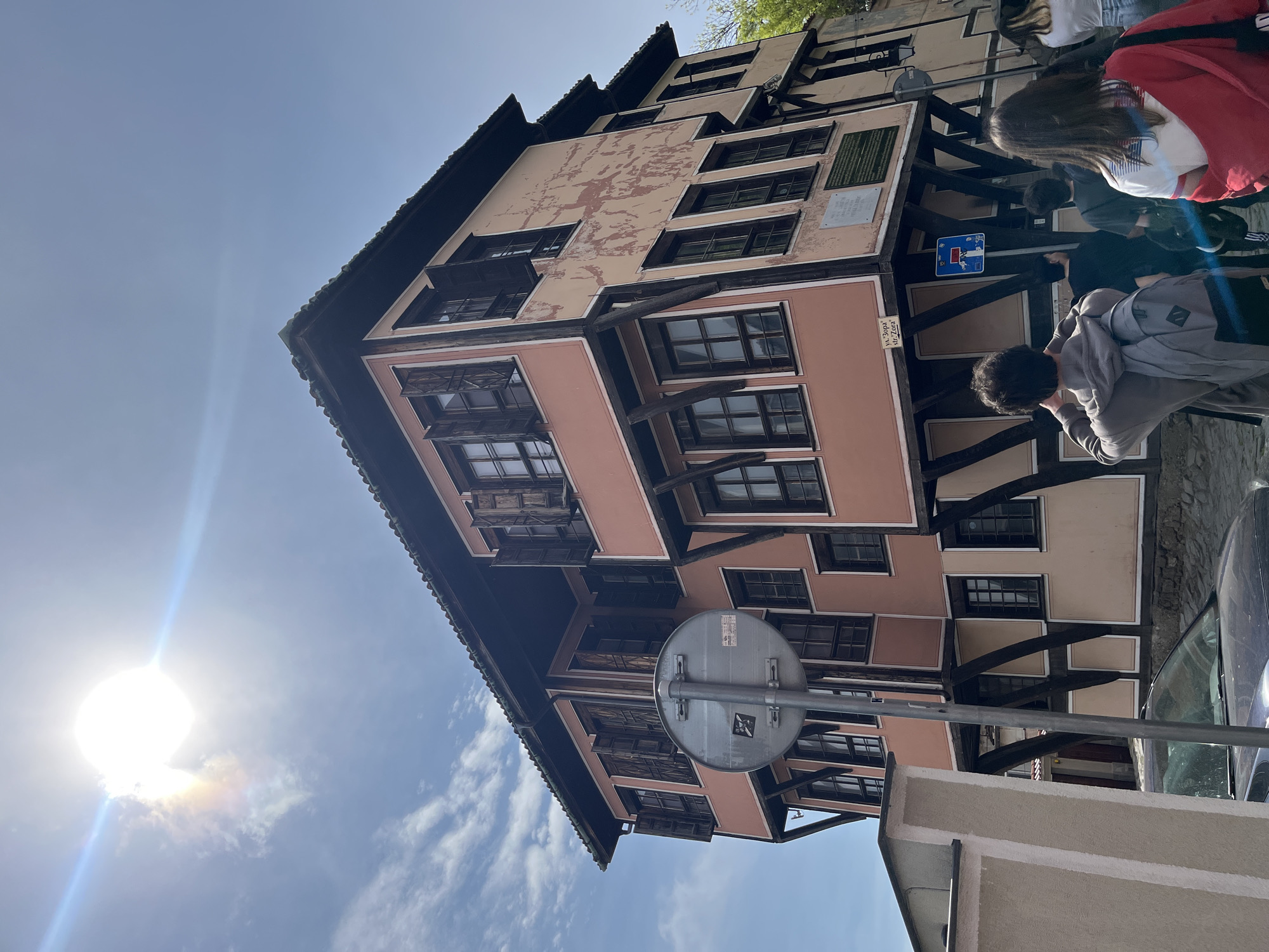 Morning walk through historic Plovdiv Old Town documented