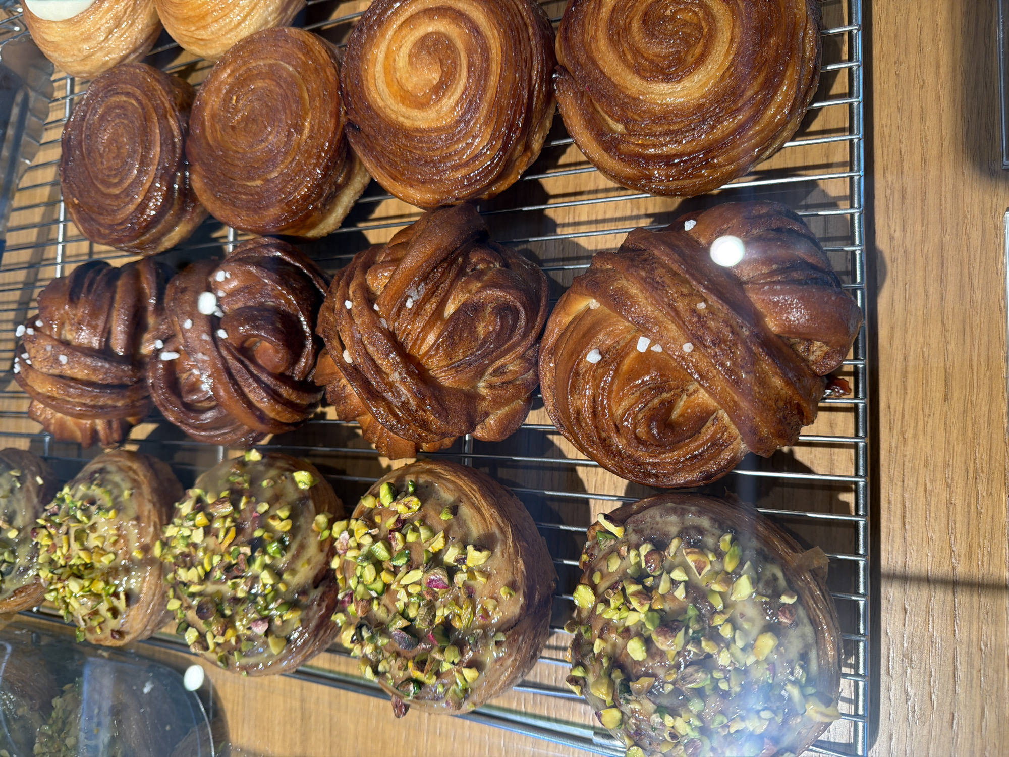 Belgrade scenes: modern cityscape and fresh bakery goods observed