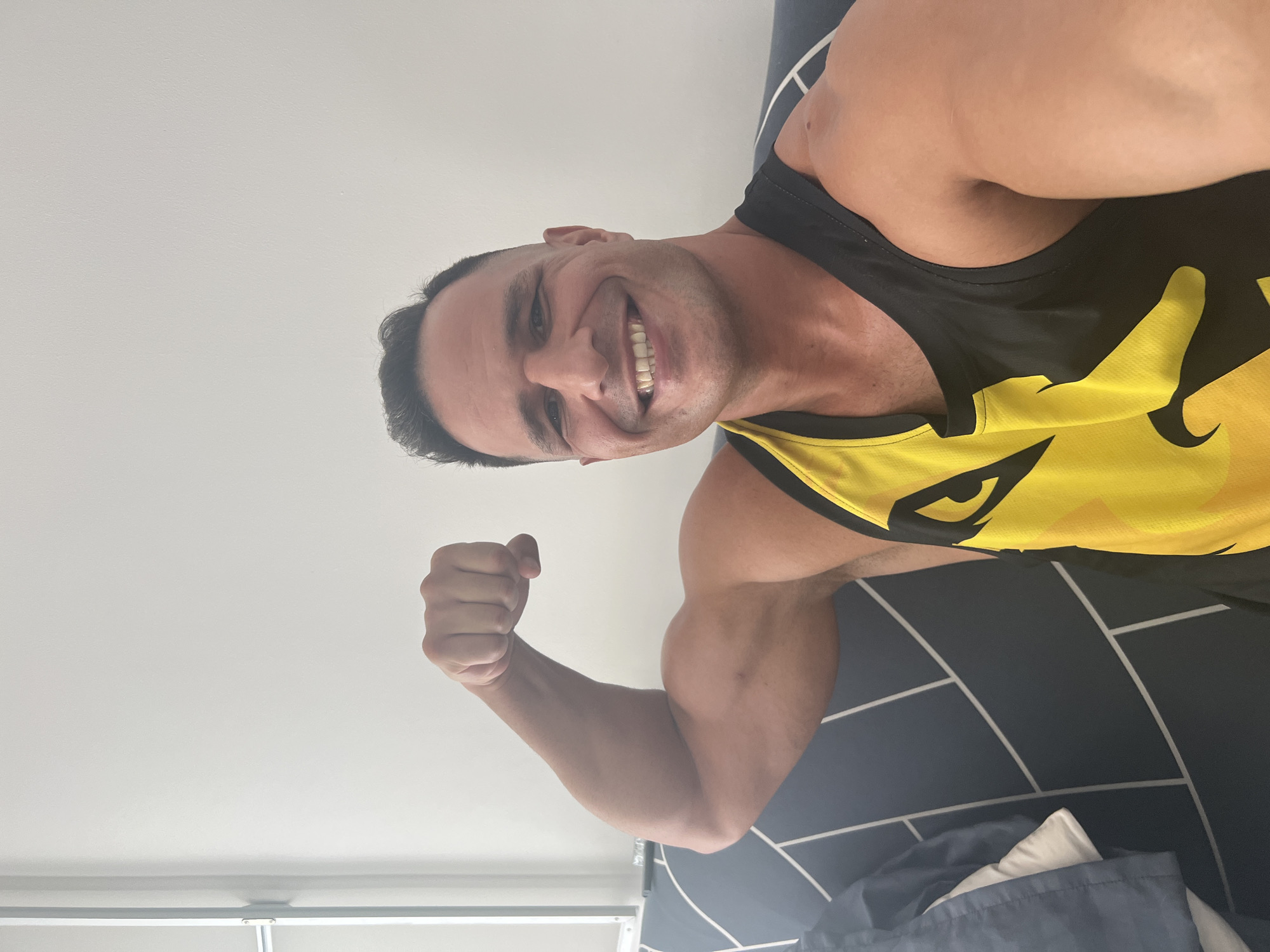 Gym session and flex moments at a Chalong fitness spot