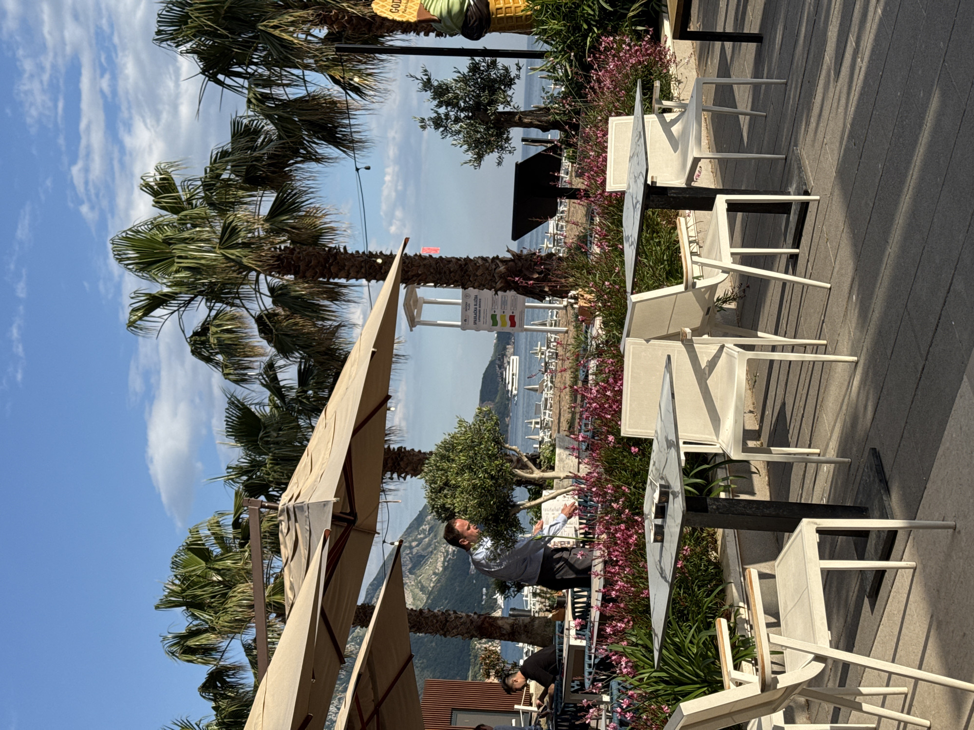 Tourist scenes documented in Rafailovići coastal resort, Montenegro
