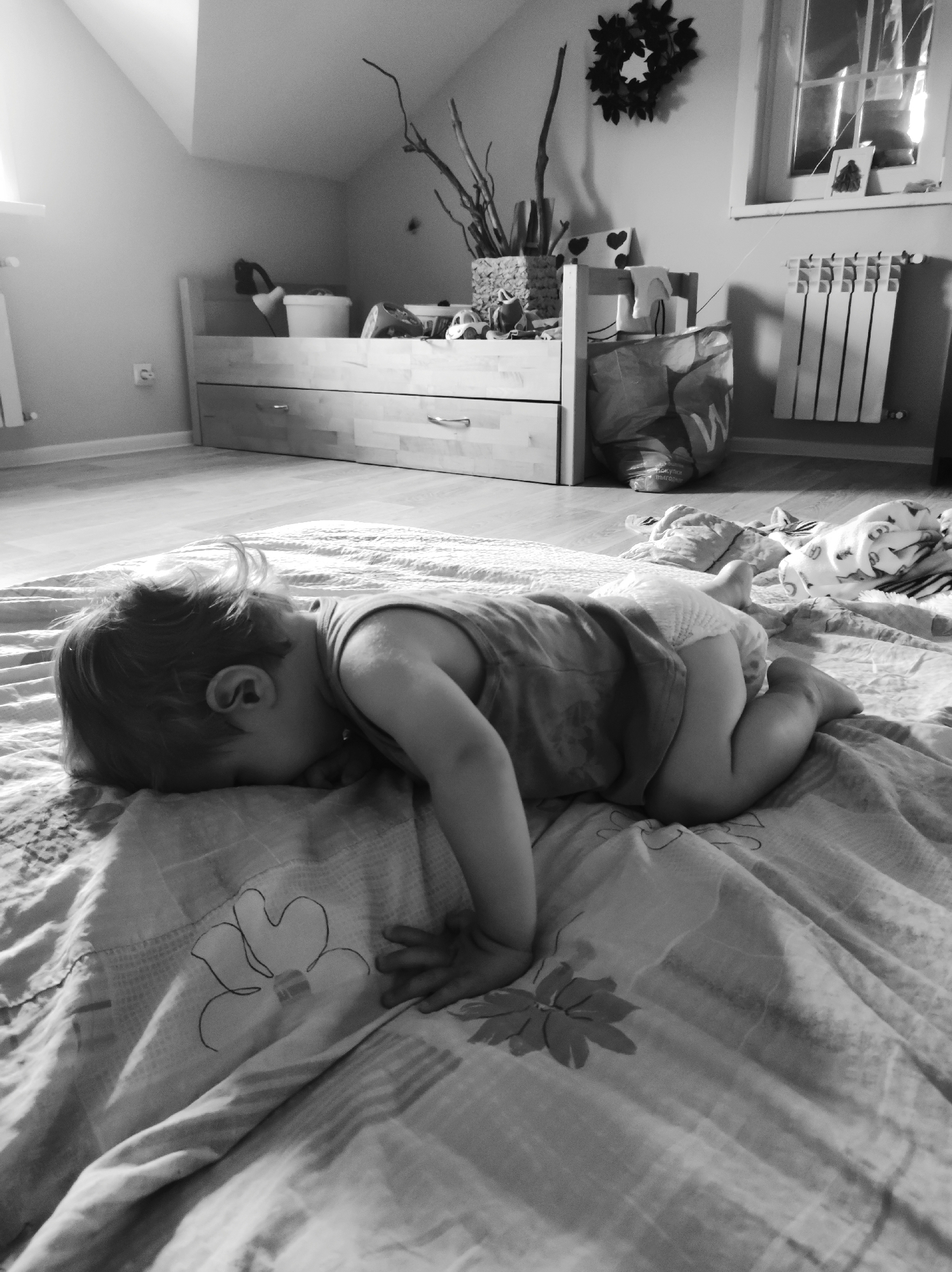 Mysterious black and white photos capture domestic life scenes