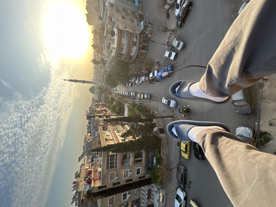 Street and rooftop views captured in Sarouja Municipality, Syria