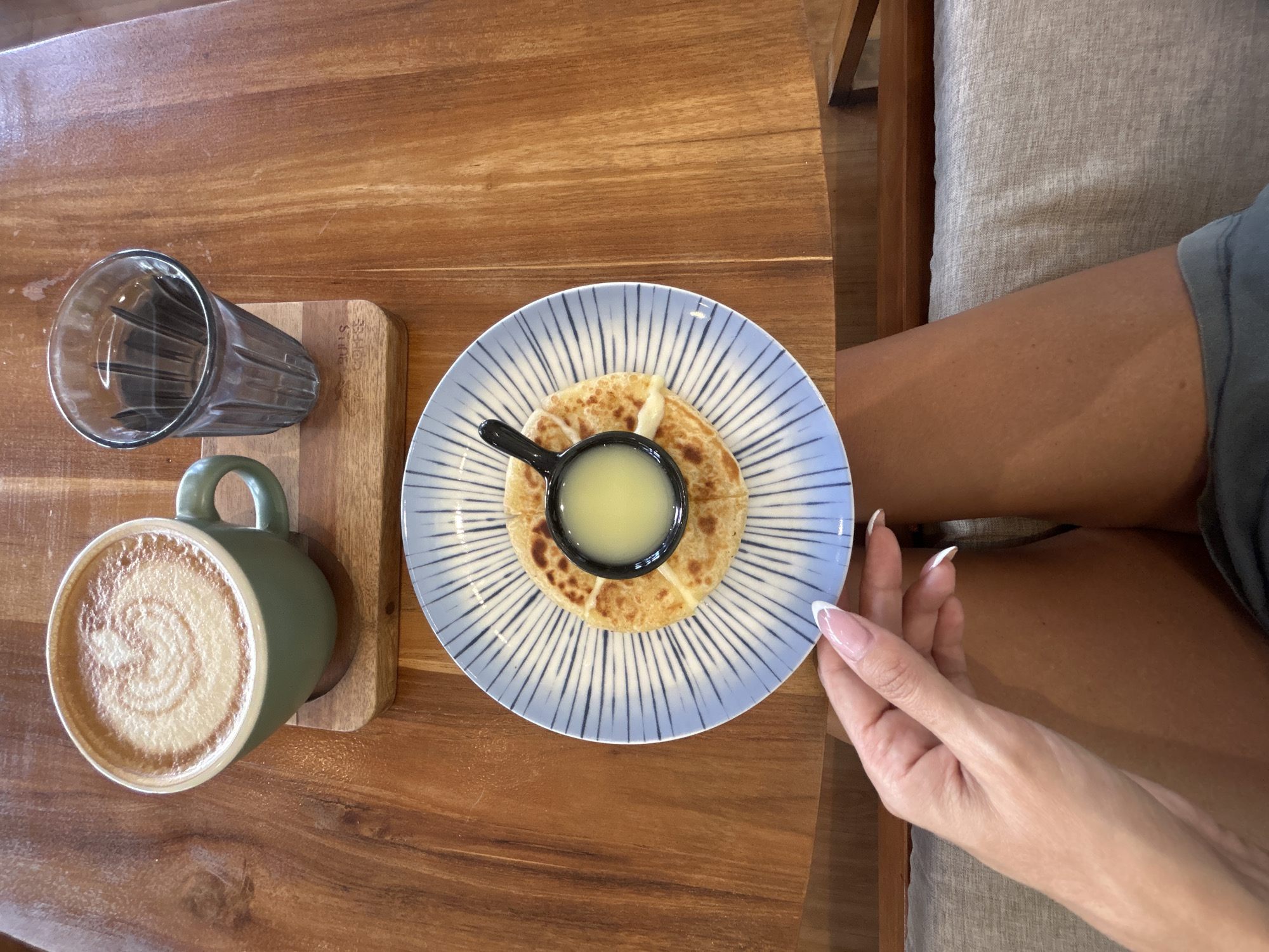 Cafes, villa gates, and street life in Pererenan, Bali