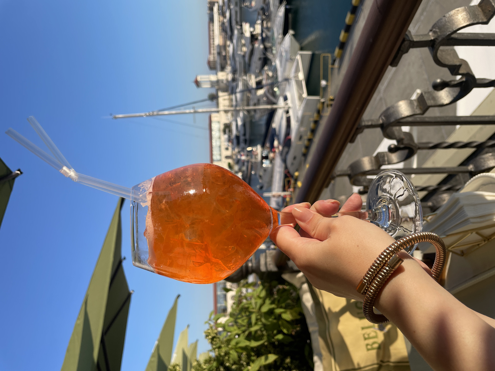 Afternoon drinks and marina views at Sochi's Grand Marina