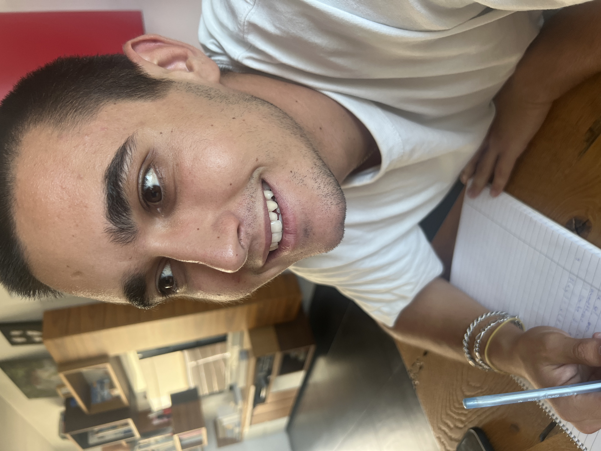 Flowers, notebooks, and good company in Treviso