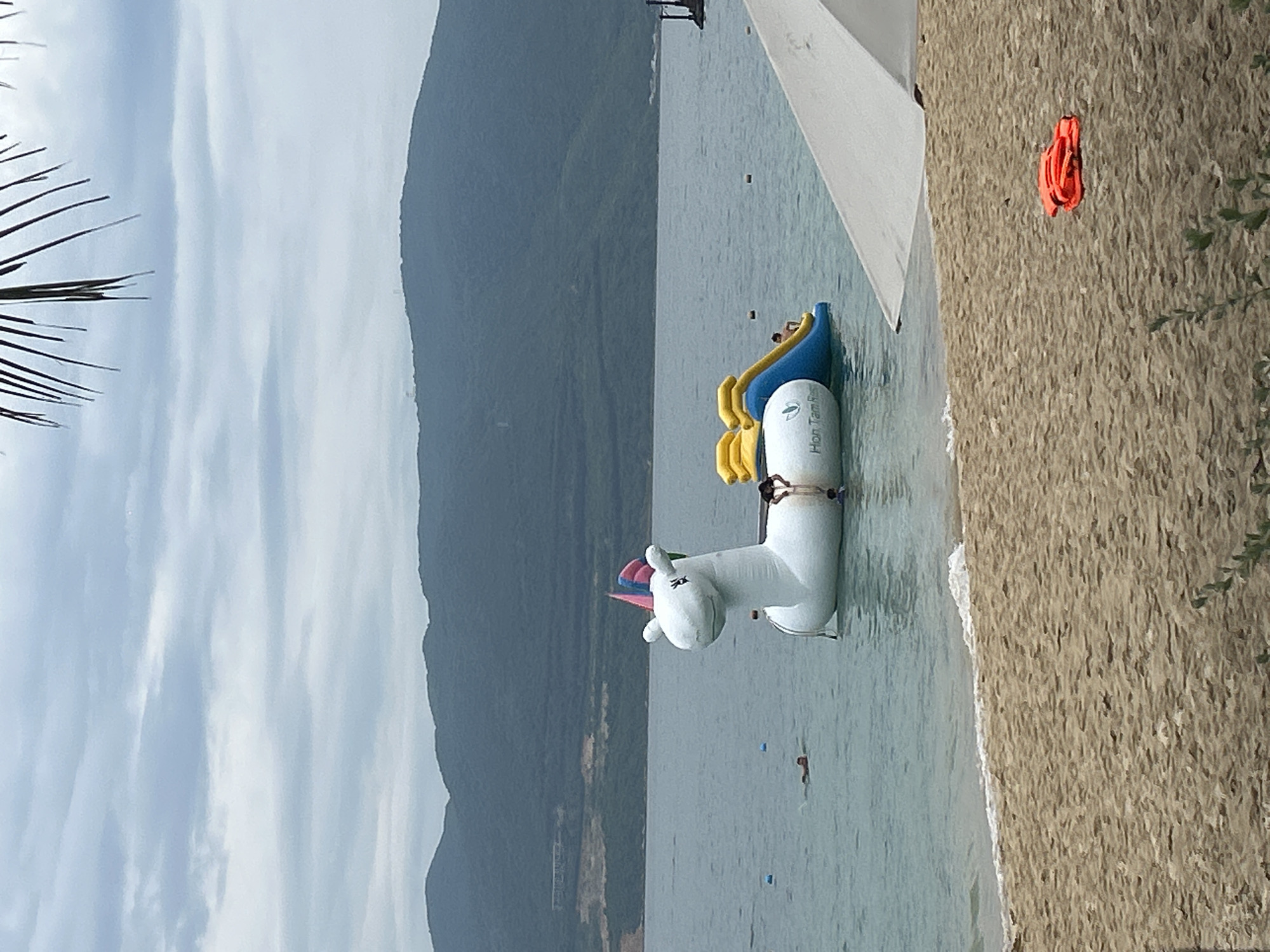 Water sports, inflatables, and resort vibes on Nha Trang's beach