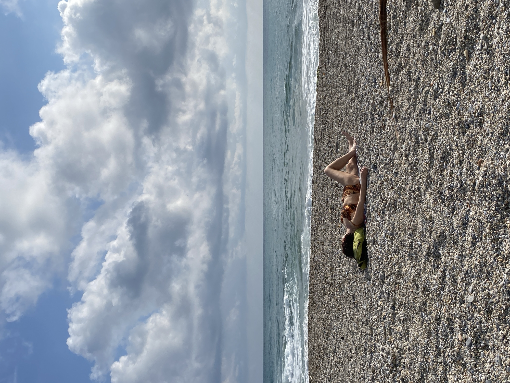 Witness documents routine coastal conditions in Alanya, Turkey