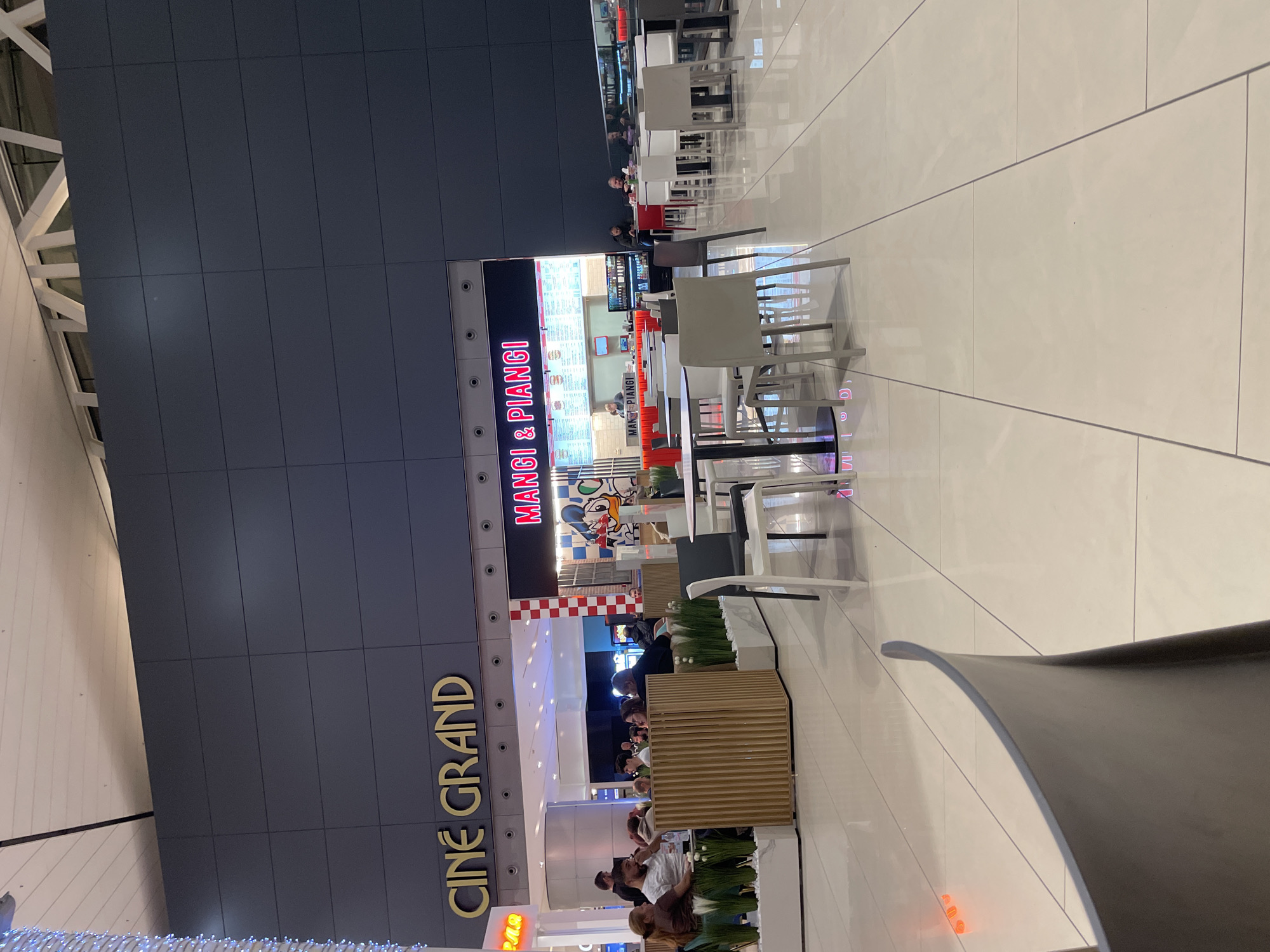 Evening shopping activities captured across Sofia retail locations