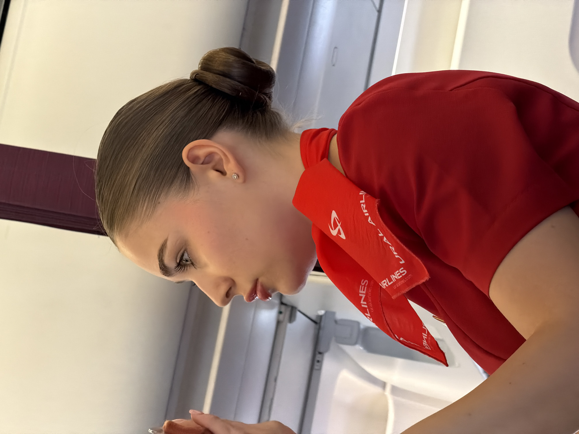 Ural Airlines employee spotted in Turkish city