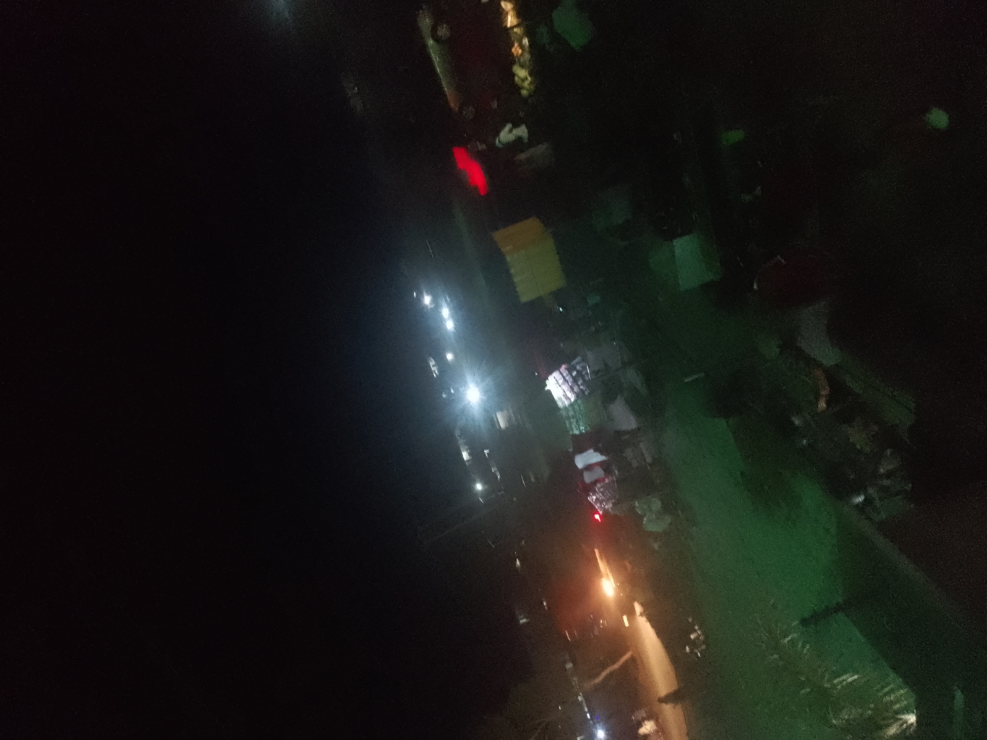 Nighttime street scenes documented in Jalingo, Nigeria