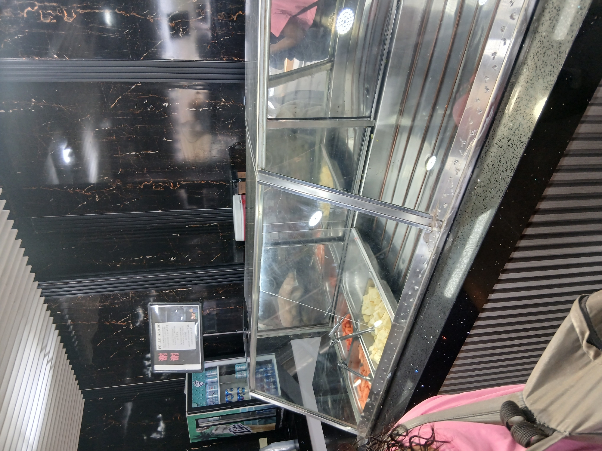 Food vendor interior documented in Juan Griego, Venezuela