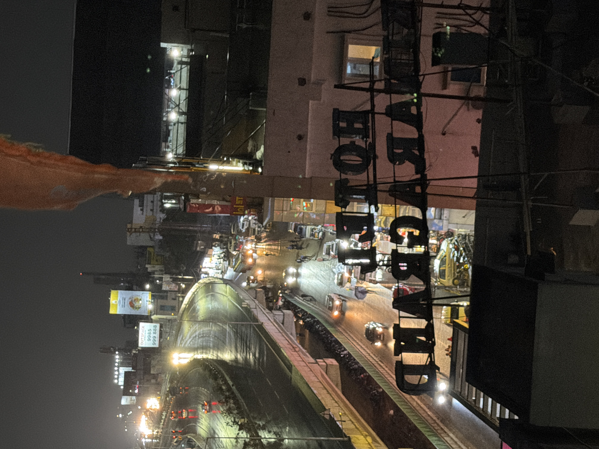 Rainy night in Shamshabad: dinner, a hotel, and wet highways