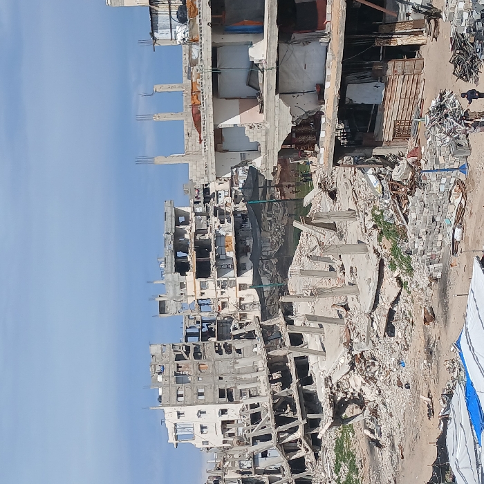 Gaza witnesses document urban destruction and daily survival activities
