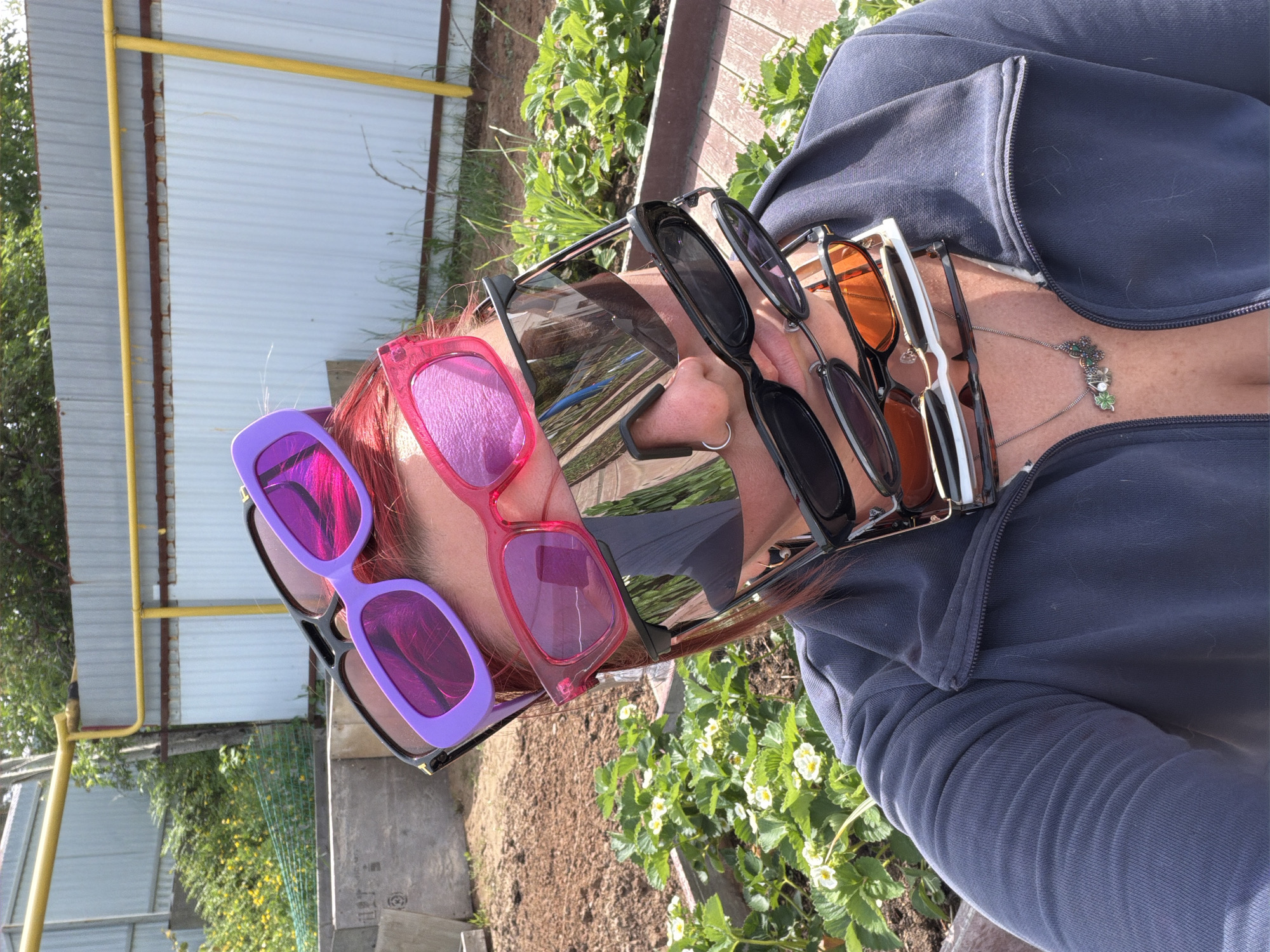 Playful Sunglasses Collection Display Documented in Chaikovsky, Russia