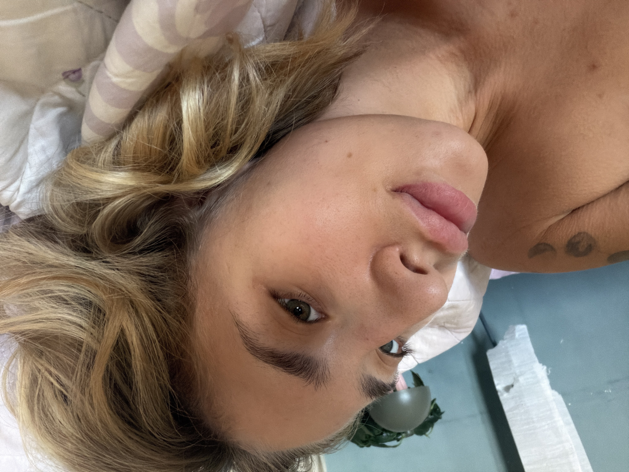 Morning selfies, indoors then out, in Tbilisi