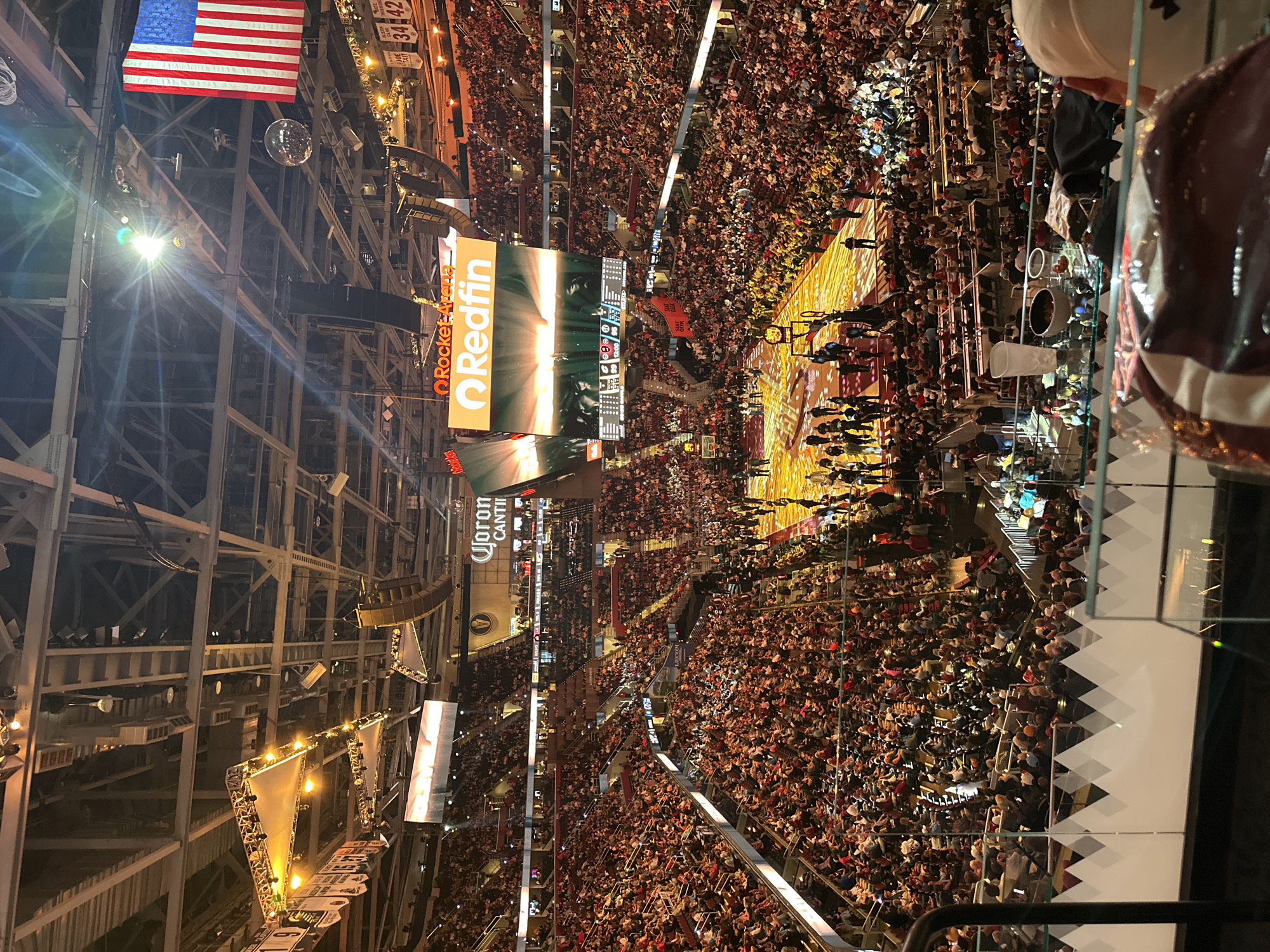 Sports events and activity documented at Cleveland arena