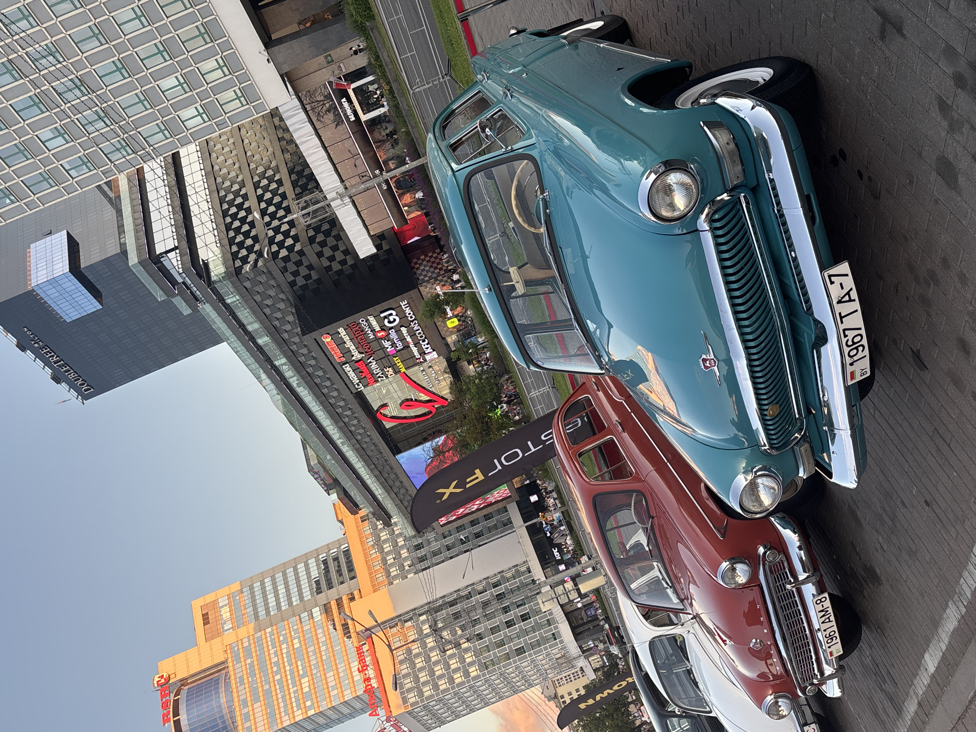 Vintage cars, pedal boats, and live rock in one city afternoon
