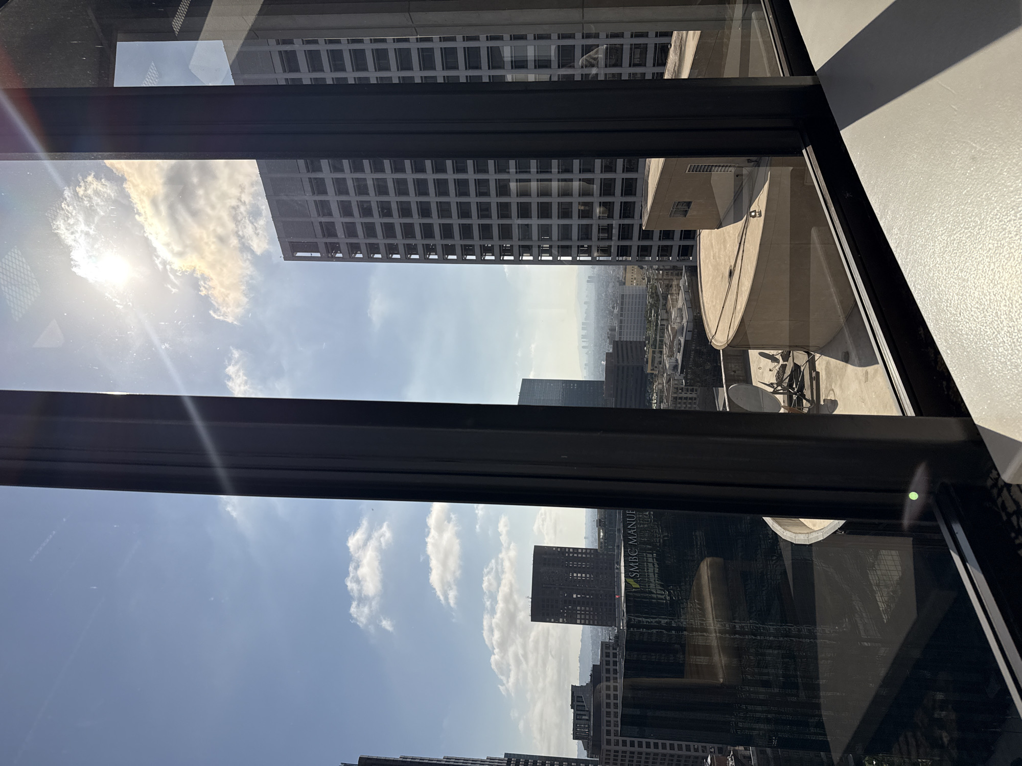 Inside a downtown LA high-rise: skyline views and hotel interiors