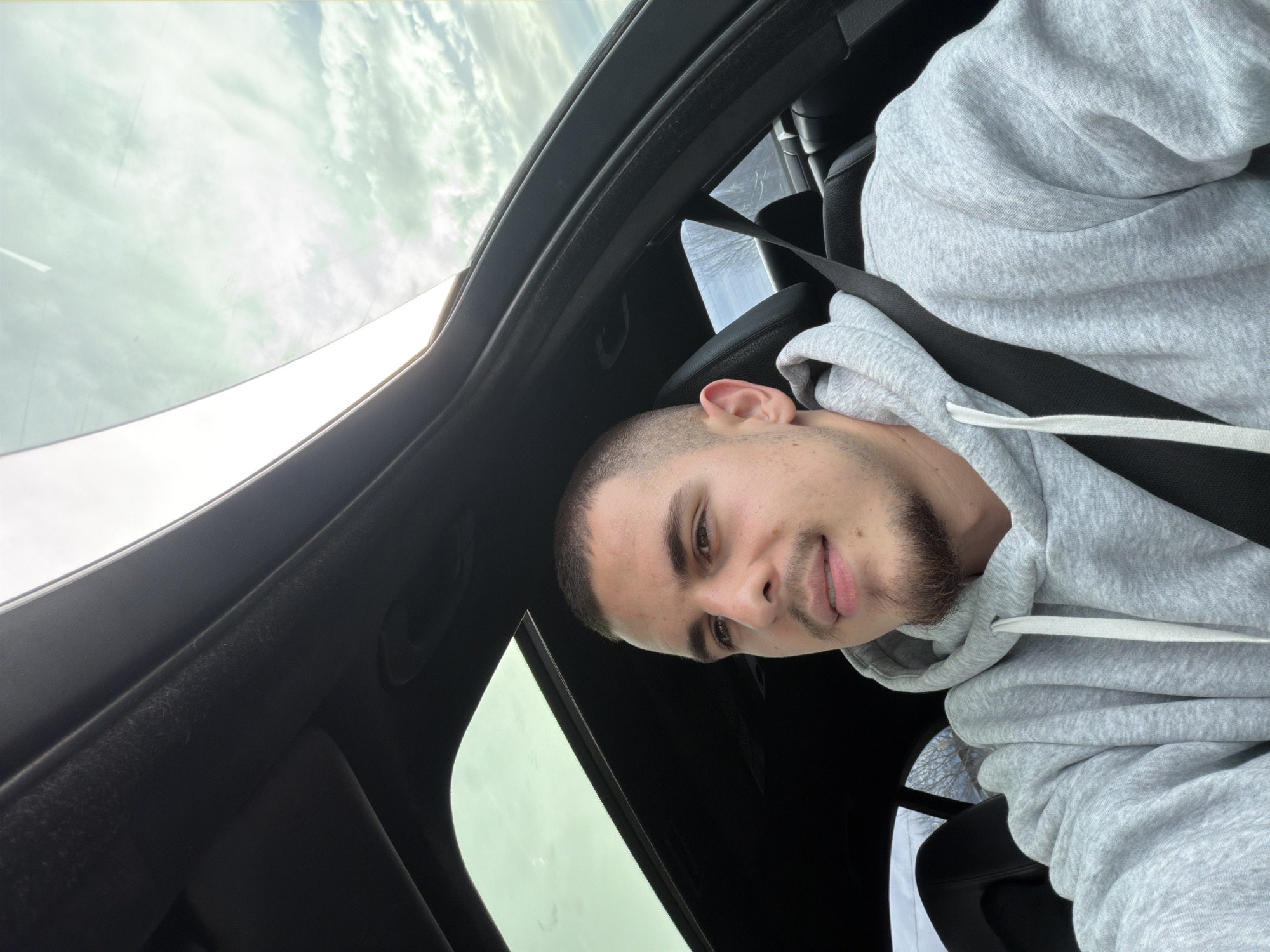 Young driver photographed in BMW on Plovdiv highway