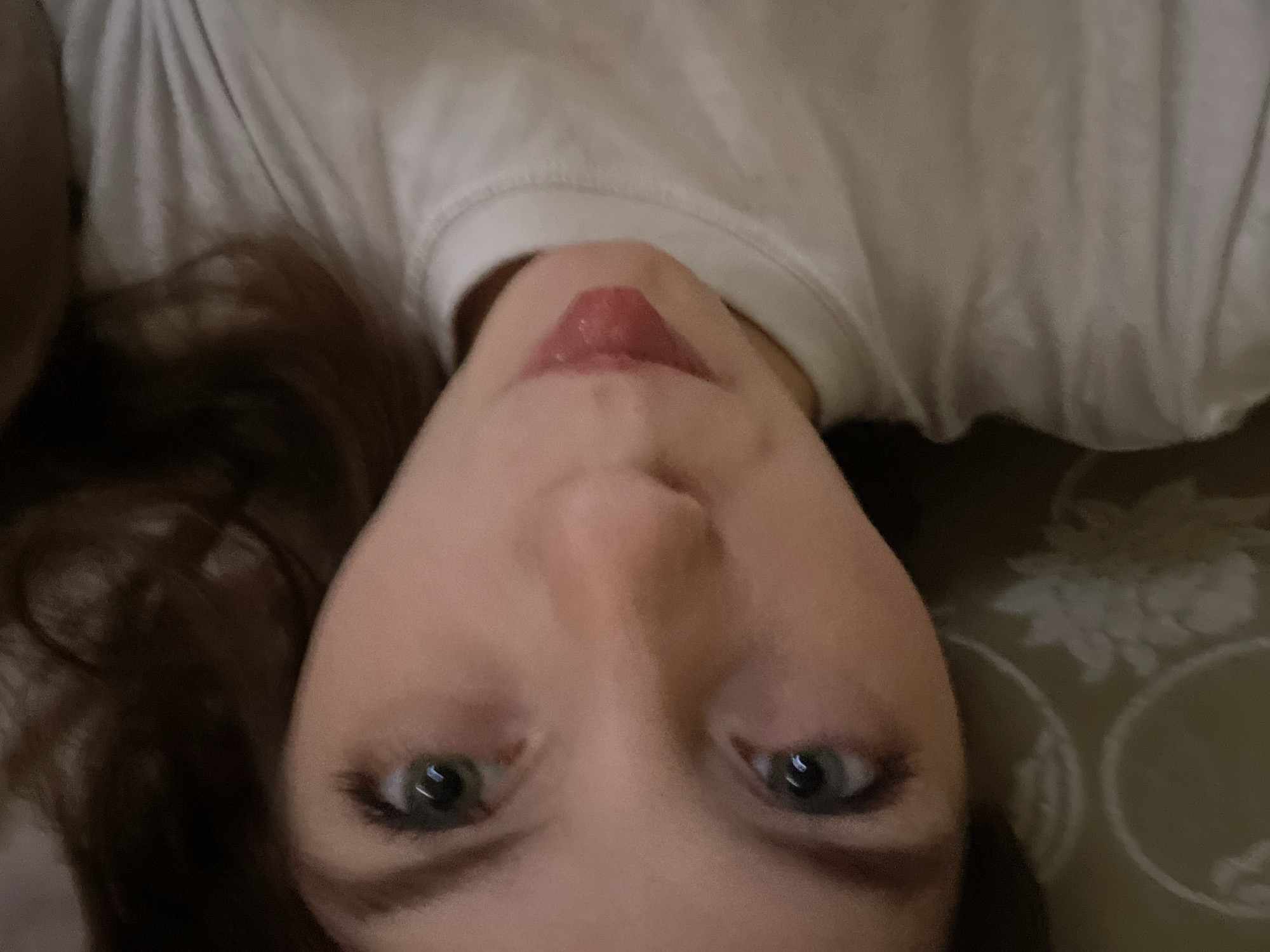 Woman photographed in apartment during quiet afternoon in Ufa