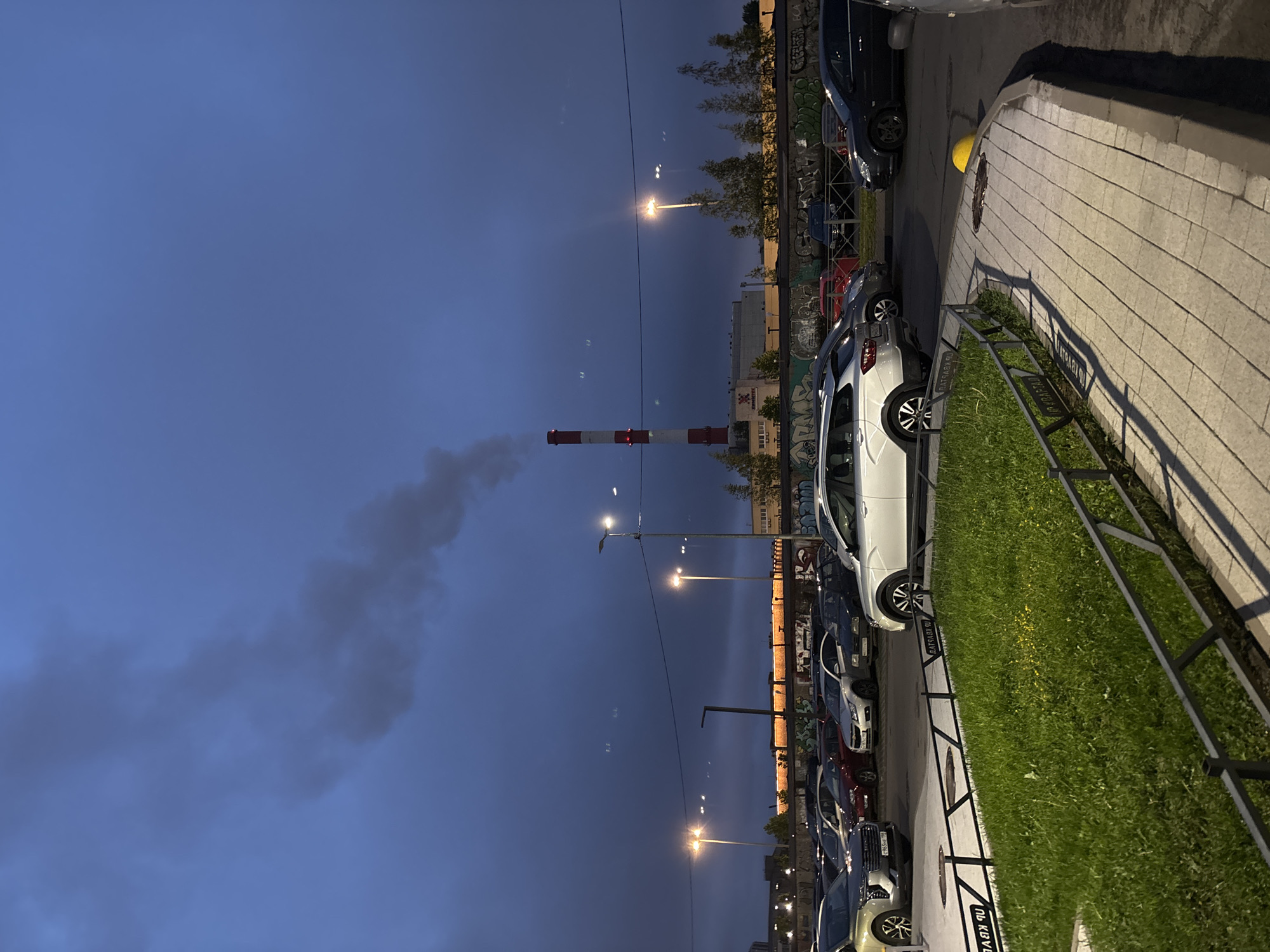 Nighttime urban scenes captured across 13 minutes in May 2026