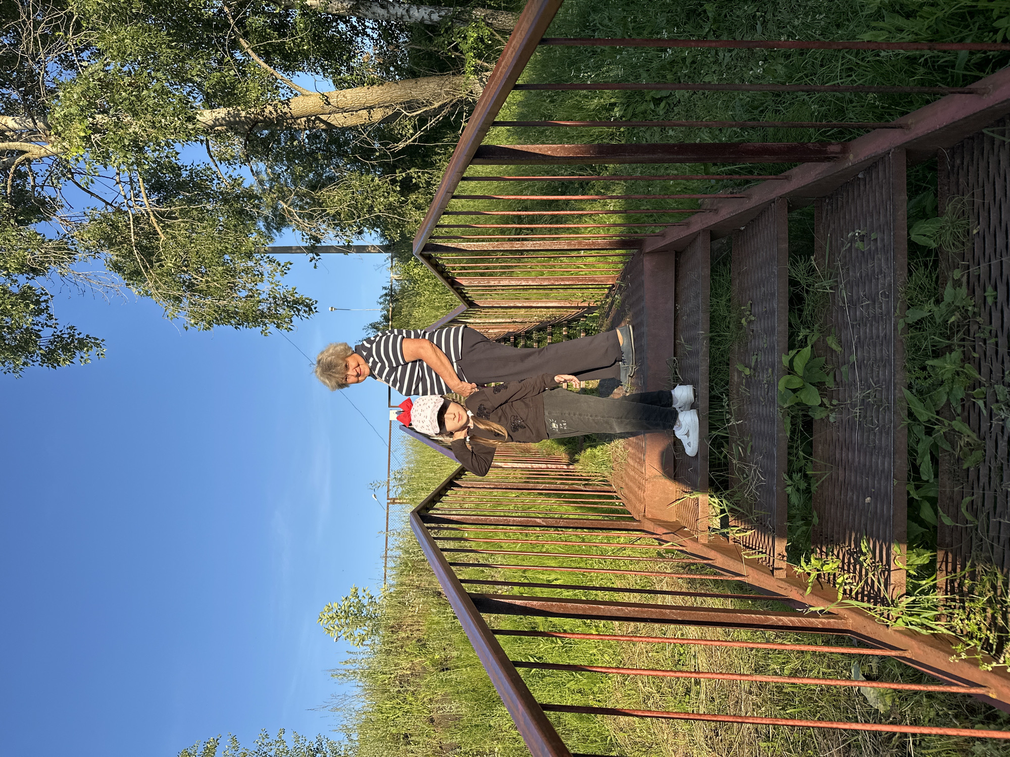 Summer afternoon at a Chaikovsky park — people, pets, and sunshine