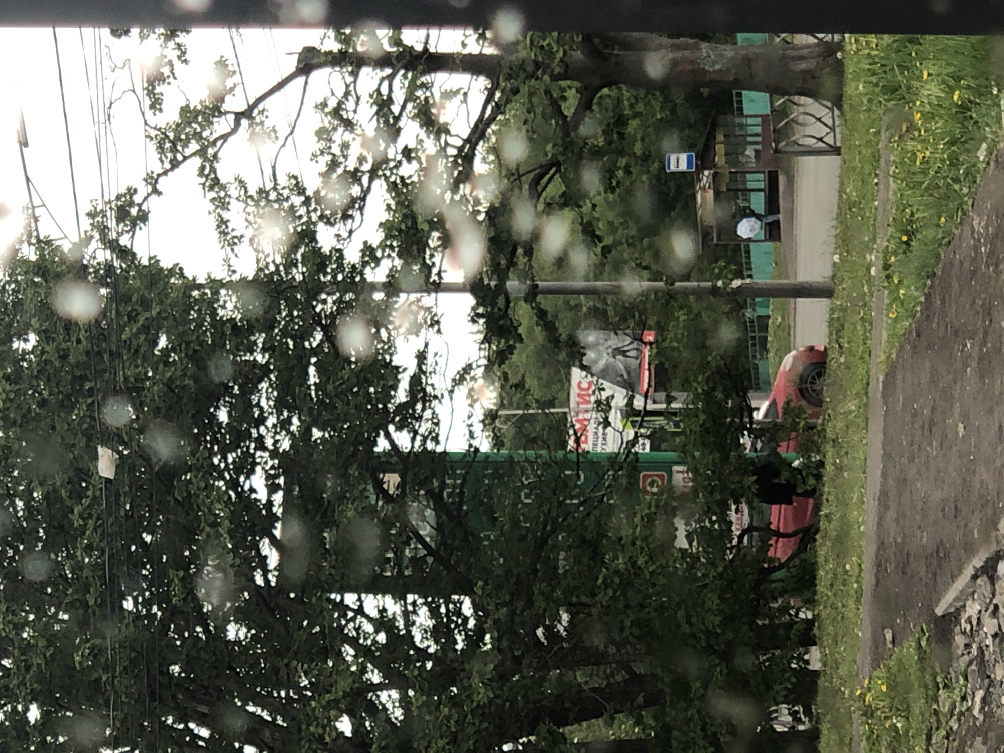 Rainy morning street scenes across central Petropavlovsk-Kamchatsky