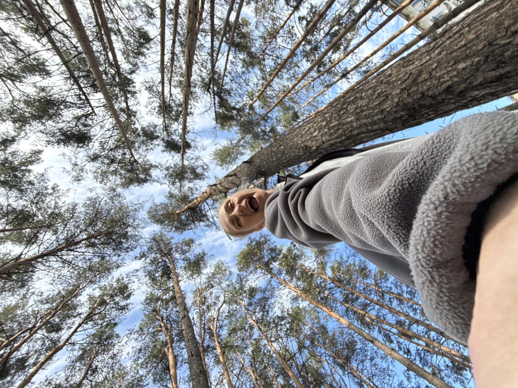 Morning selfies document quiet family moments in Chaikovsky, Russia