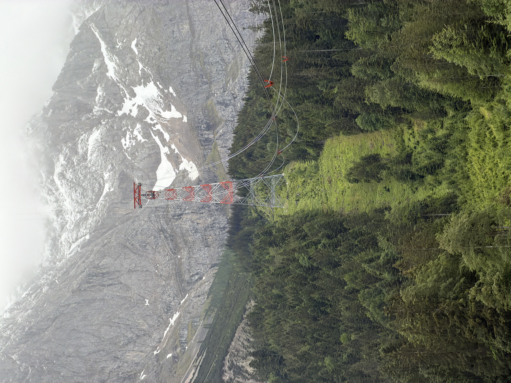 Tourist documents Zugspitze cable car area in Grainau