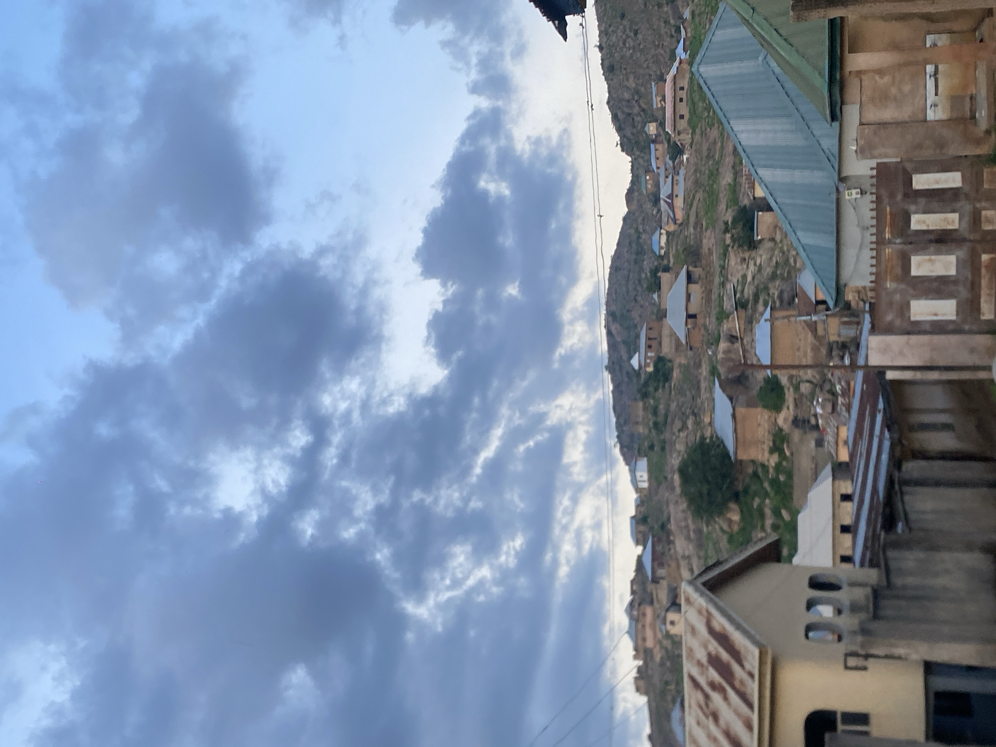 Afternoon sky and landscape documented in Jos Nigeria