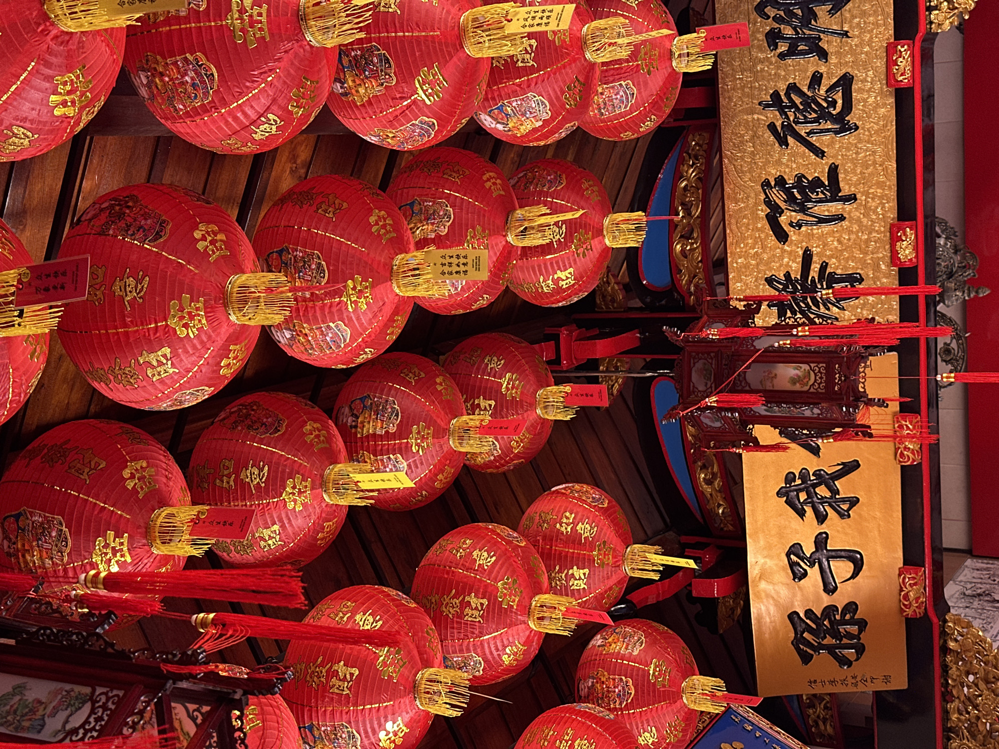 Chinese Temple Interior and Grounds Documented in Buleleng, Indonesia