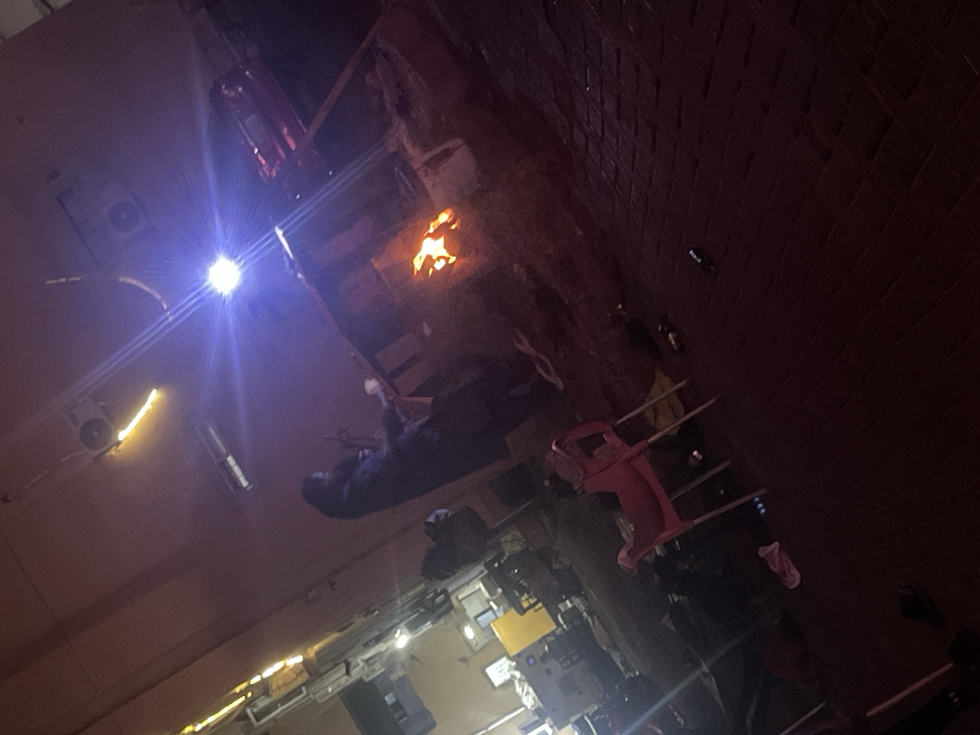 Nighttime street life documented in Lugbe, Nigeria