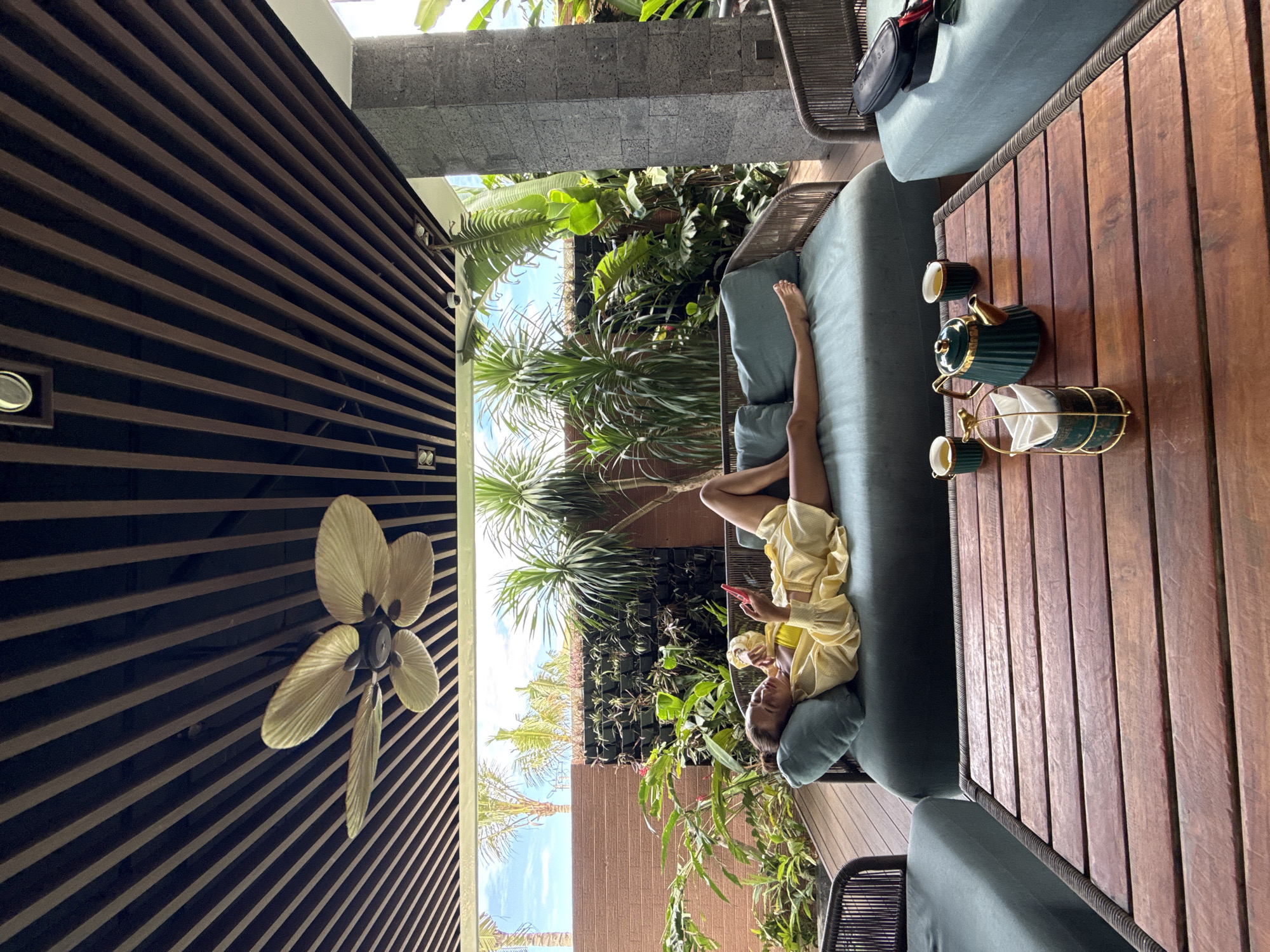 Poolside lounging and koi ponds at a Nha Trang resort