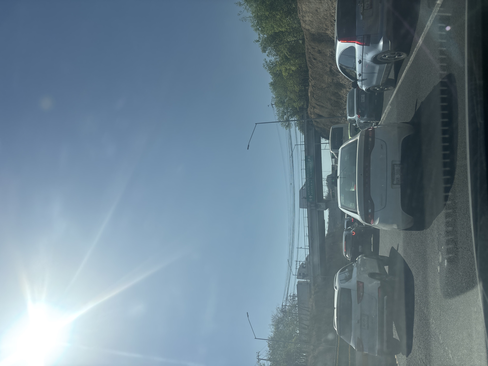 Heavy traffic reported on Cuautitlán Izcalli highway Thursday afternoon