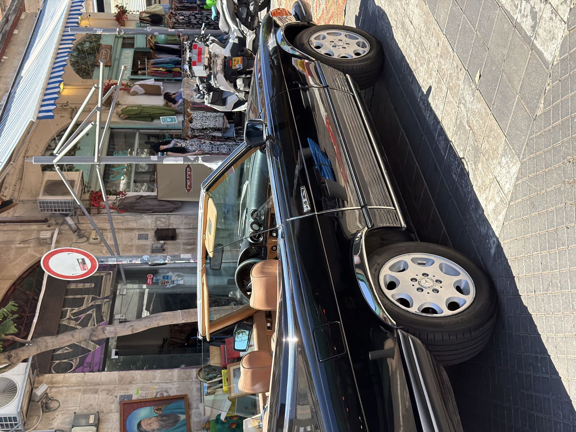 Morning walk through Tel Aviv's Jaffa district captures local landmarks